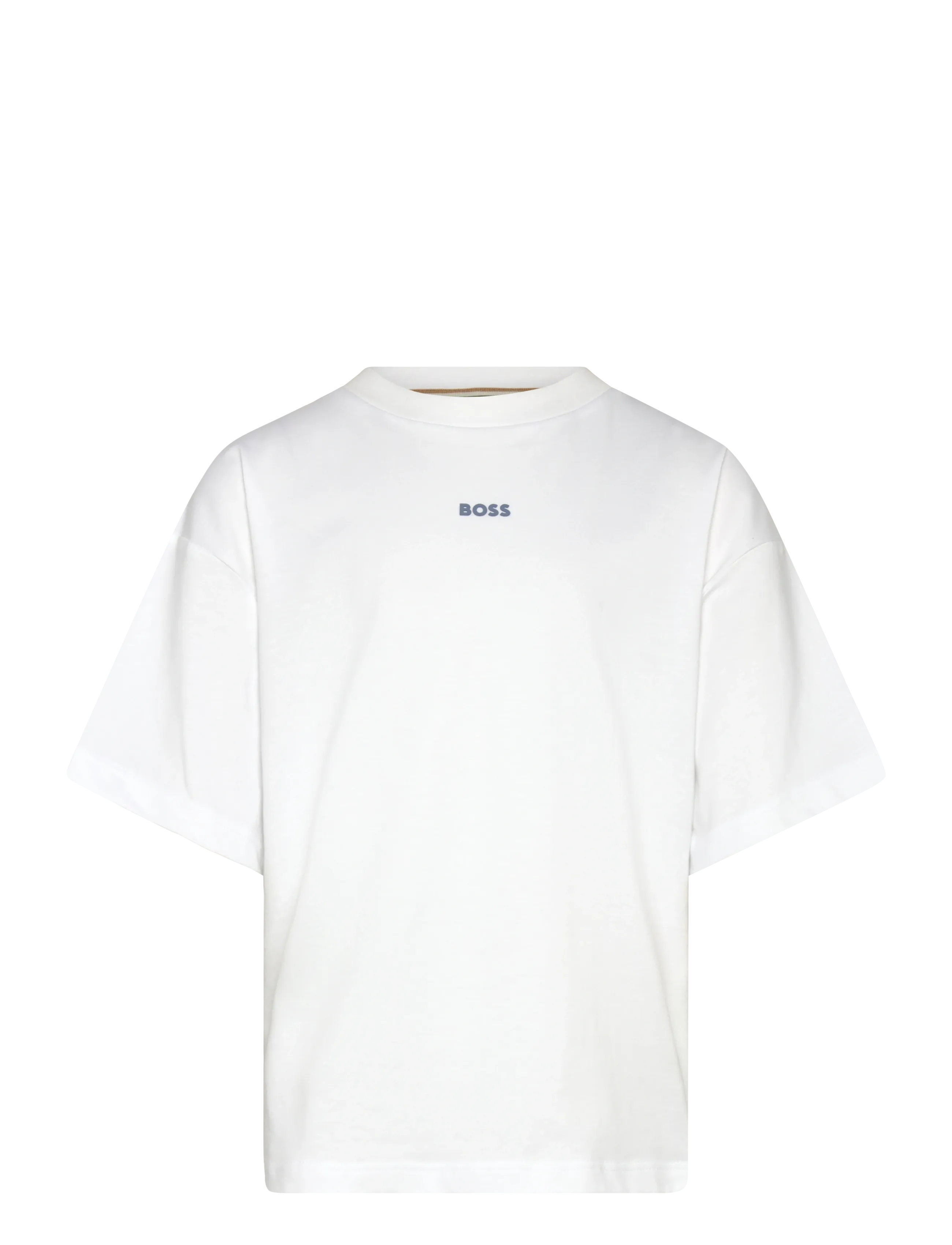 BOSS SHORT SLEEVES TEE-SHIRT - Uus - WHITE / white