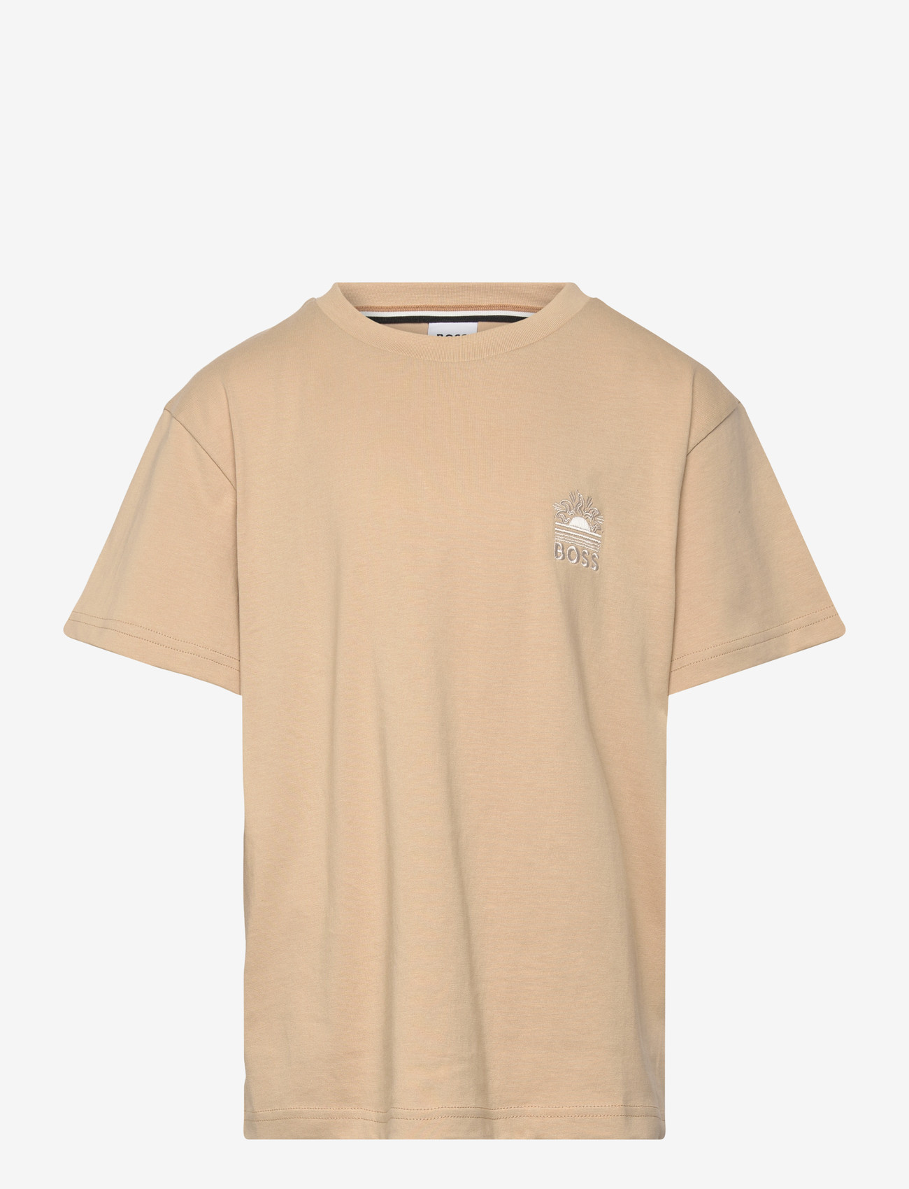 BOSS - SHORT SLEEVES TEE-SHIRT - kortærmede t-shirts - stone - 0