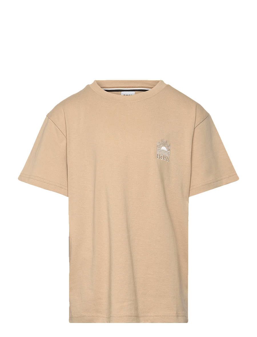 BOSS - SHORT SLEEVES TEE-SHIRT - korte mouwen - stone - 0