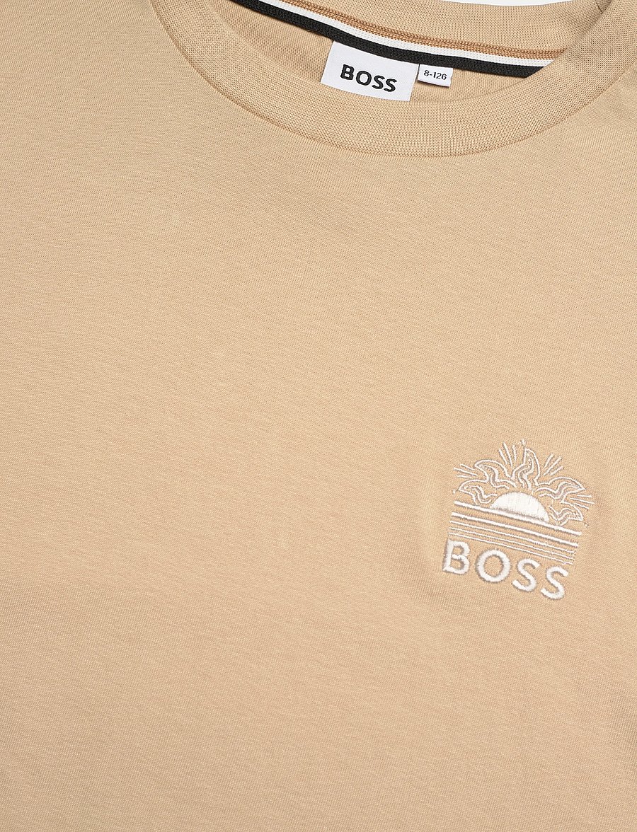 BOSS - SHORT SLEEVES TEE-SHIRT - korte mouwen - stone - 2