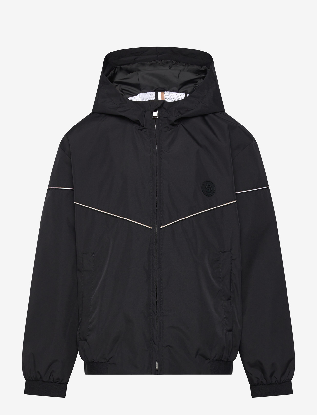 BOSS - HOODED JACKET - vindjakker - black - 0