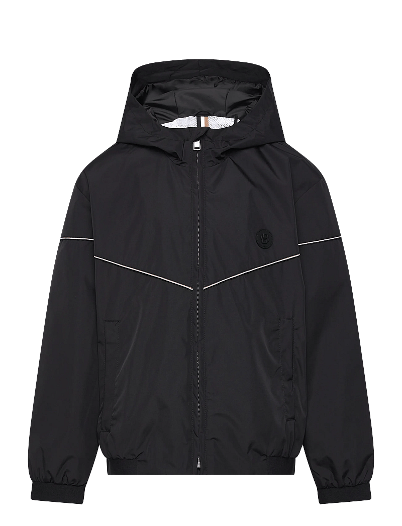 BOSS - HOODED JACKET - vindjakker - black - 0