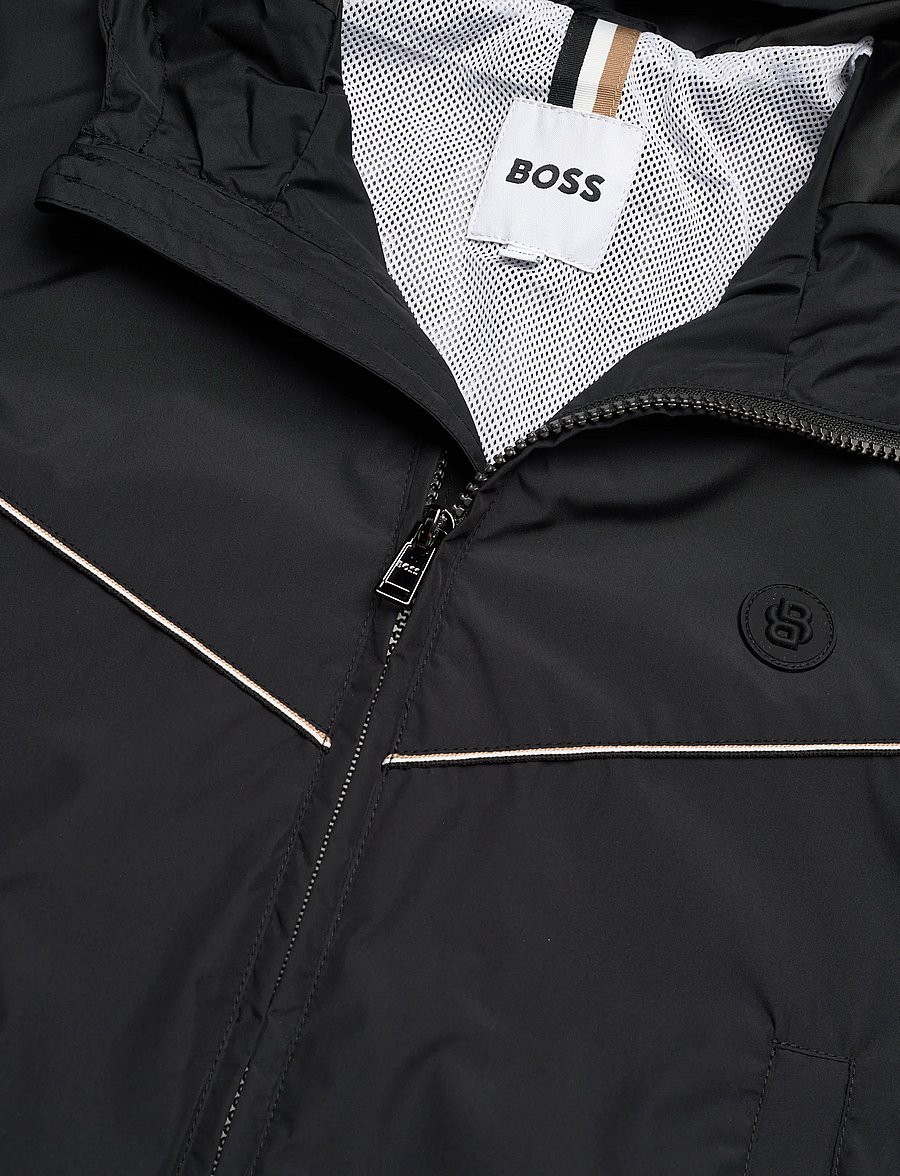 BOSS - HOODED JACKET - windjacken - black - 2