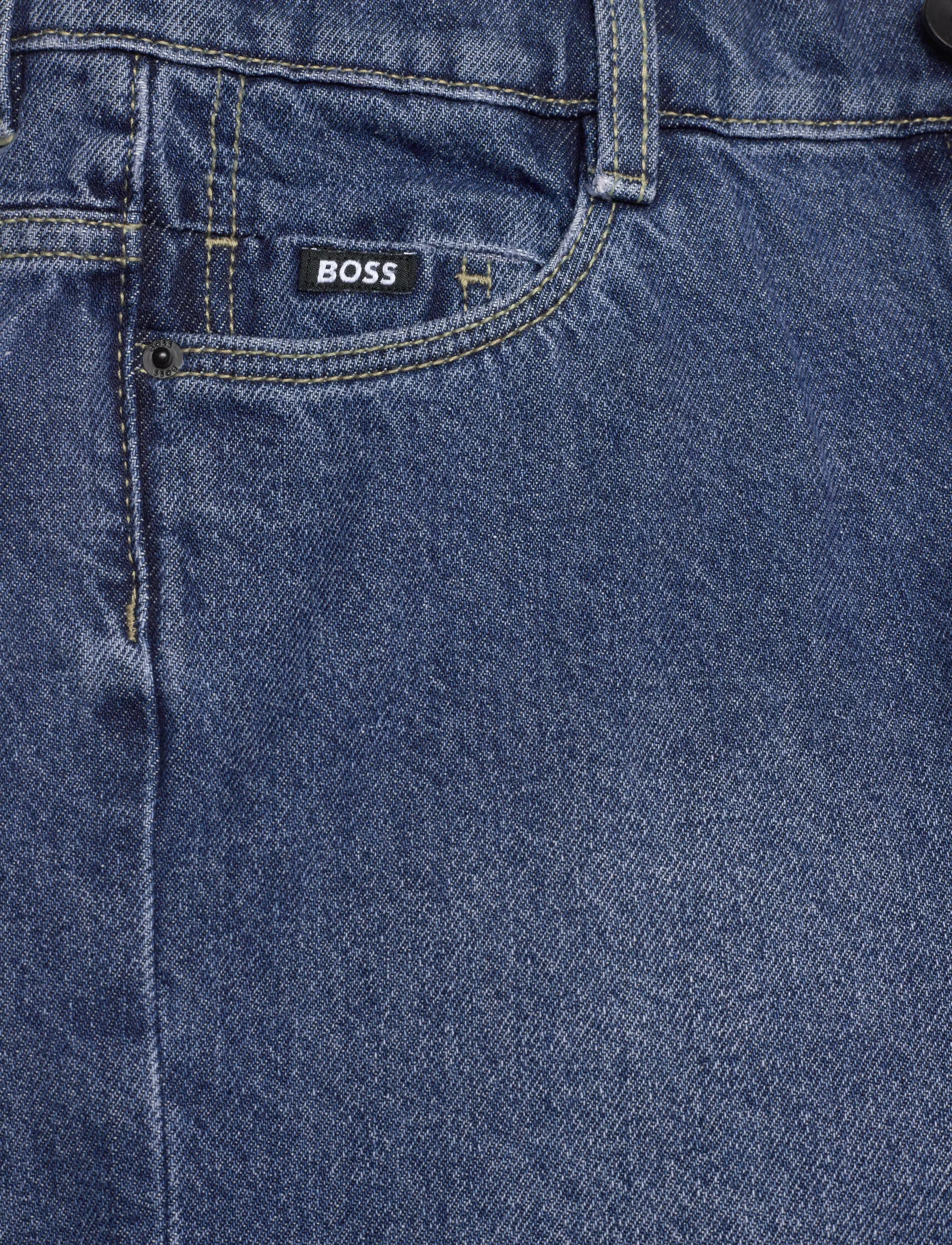 BOSS - DENIM SHORTS - lühikesed teksapüksid - double stone + brush - 2