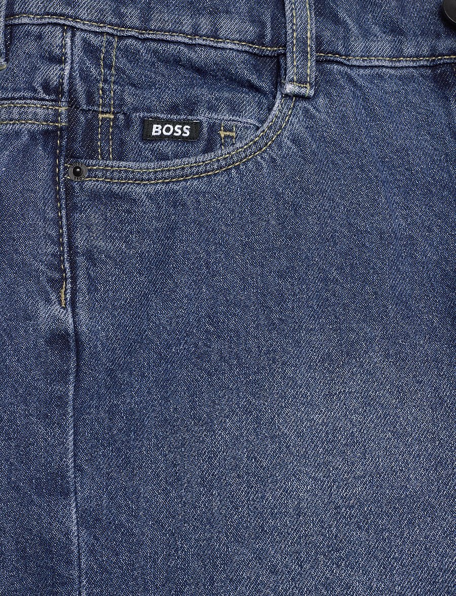 BOSS - DENIM SHORTS - jeansshorts - double stone + brush - 2