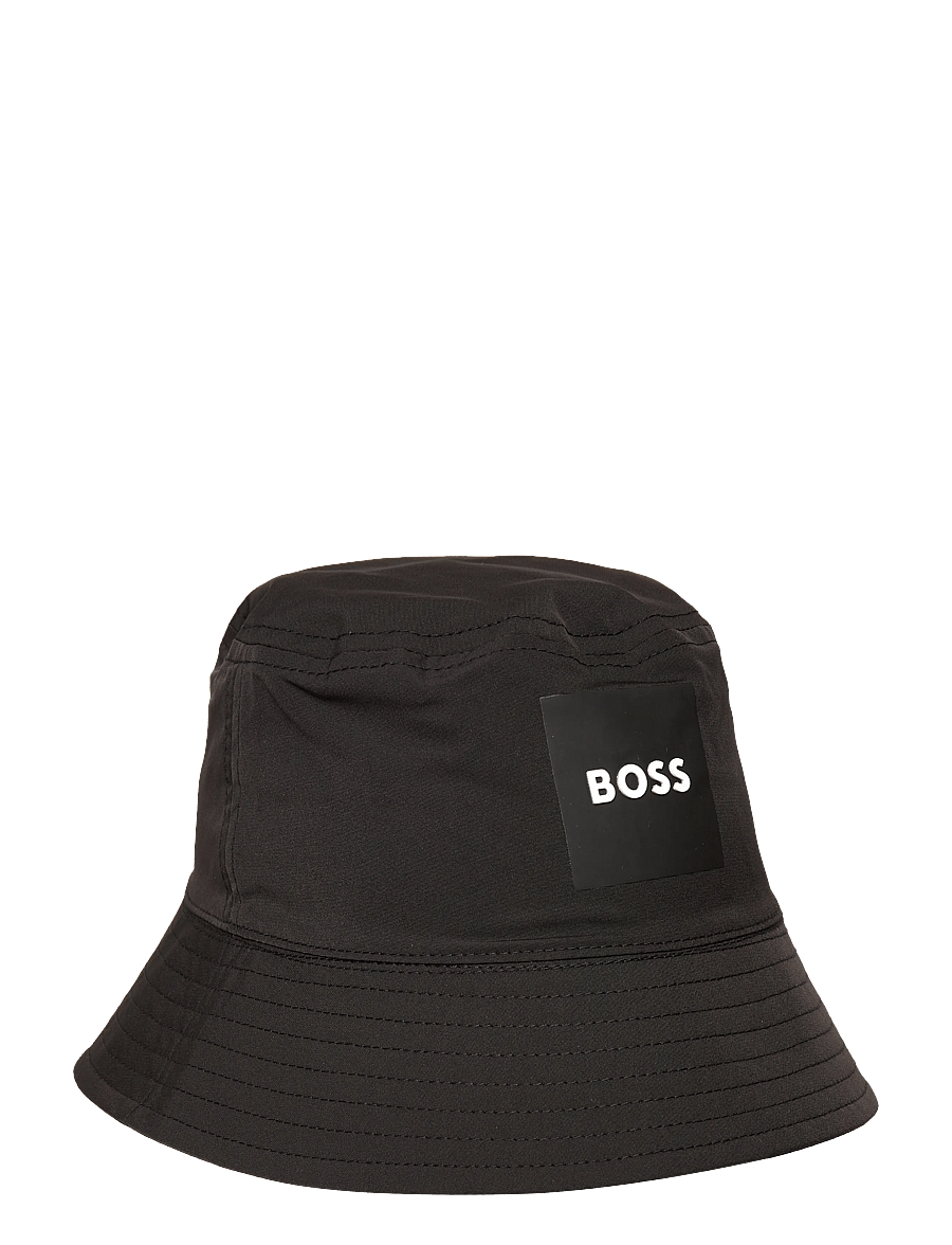 BOSS - REVERSIBLE BUCKET HAT - akcesoria zimowe - black - 0