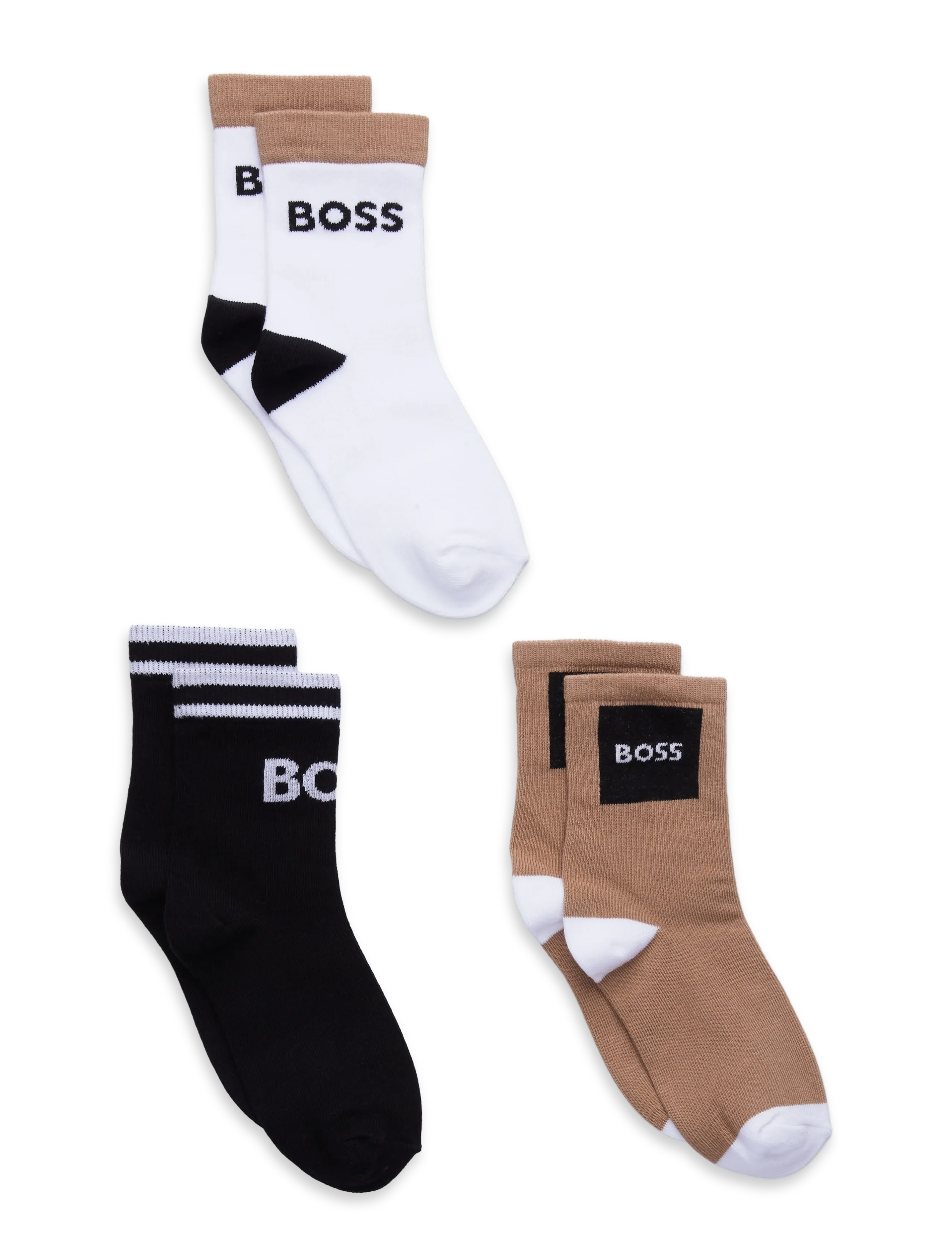 BOSS SOCKS(*3) - Sokid ja sukkpüksid - BLACK / multi