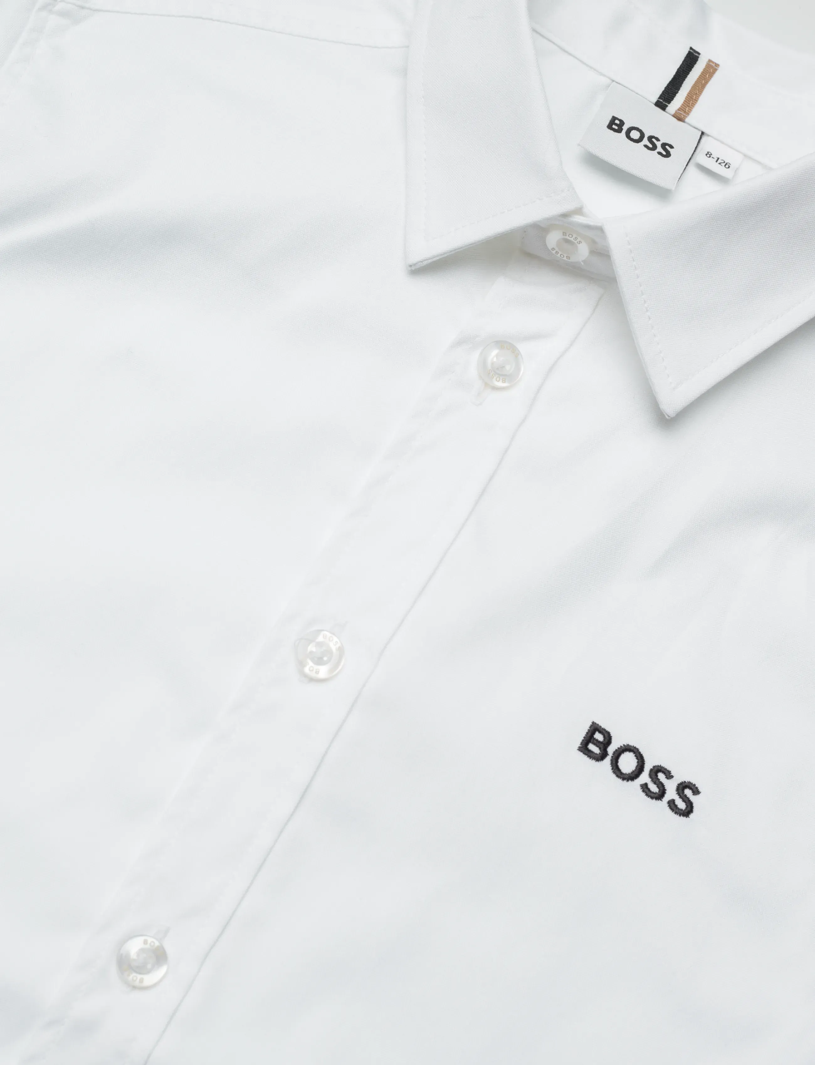 BOSS - SHORT SLEEVE SHIRT - kortärmade skjortor - white  black - 2