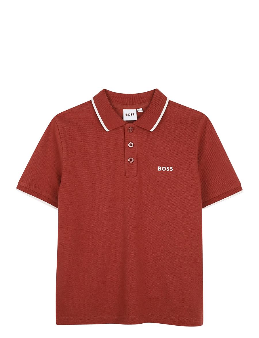 BOSS - SHORT SLEEVE POLO - kortärmade pikéer - crimson - 0