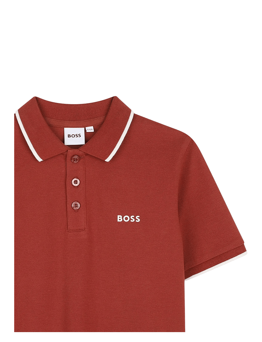 BOSS - SHORT SLEEVE POLO - kortärmade pikéer - crimson - 2