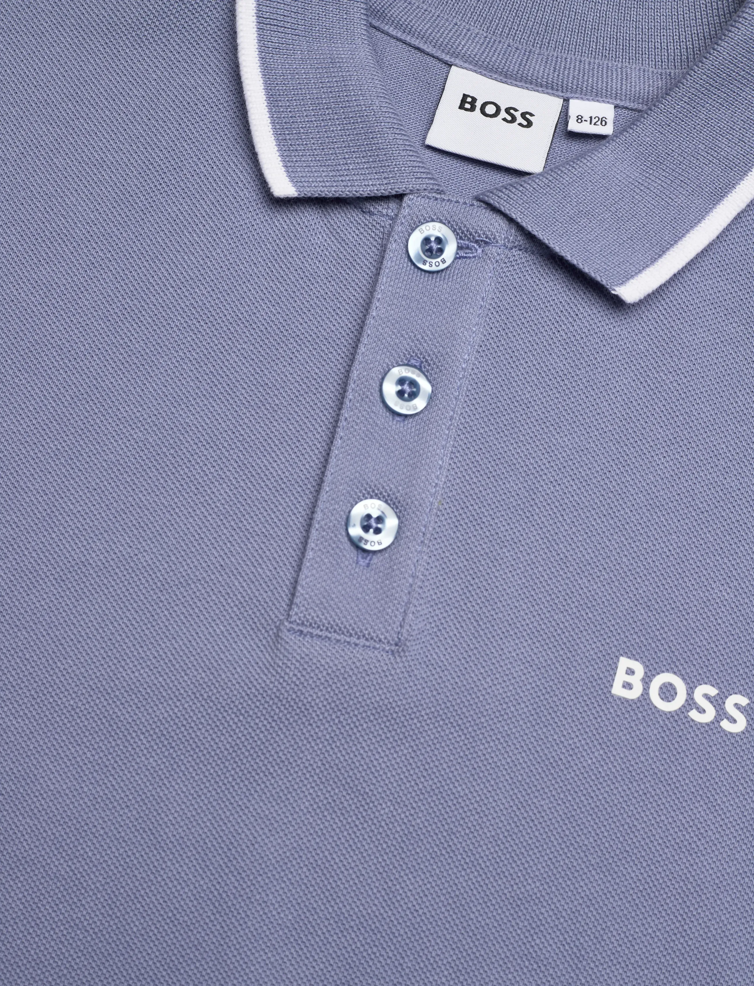 BOSS - SHORT SLEEVE POLO - short-sleeved polos - lavender blue - 2