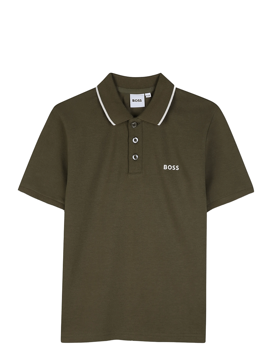 BOSS - SHORT SLEEVE POLO - kurzärmelig - olive night - 0