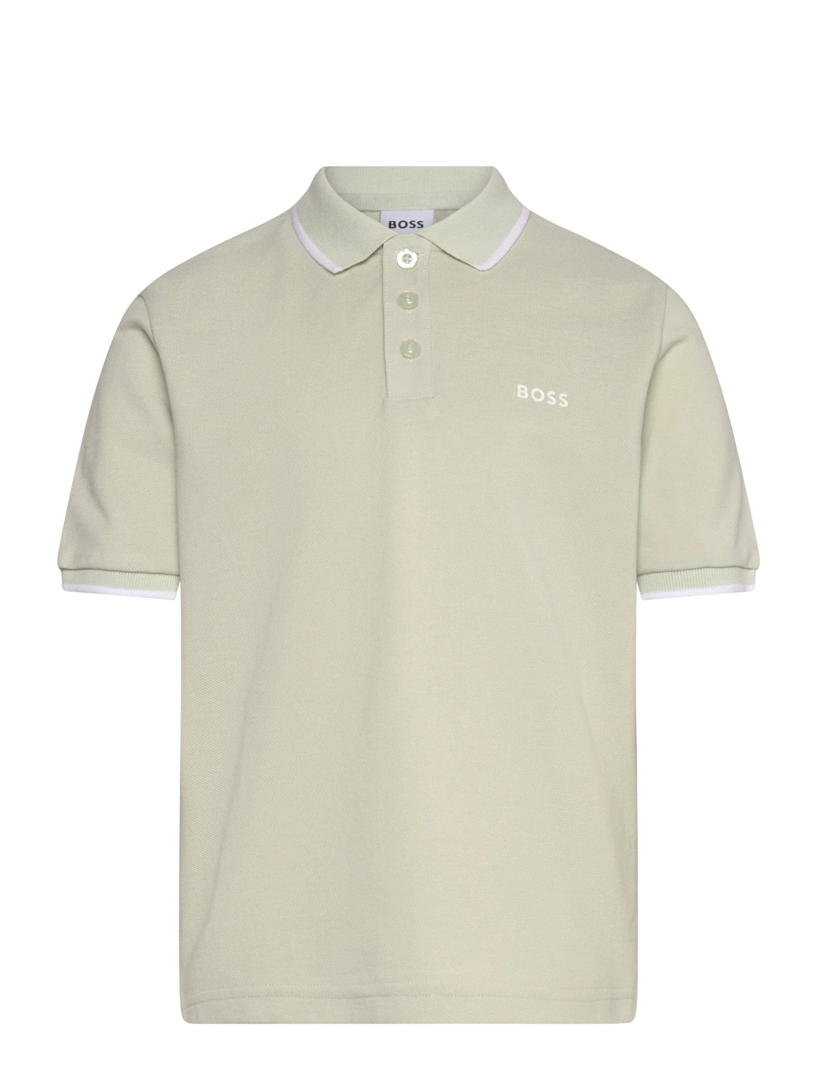BOSS Short Sleeve Polo, 116, Polo Shirts, Grün - Short-sleeved Kinder