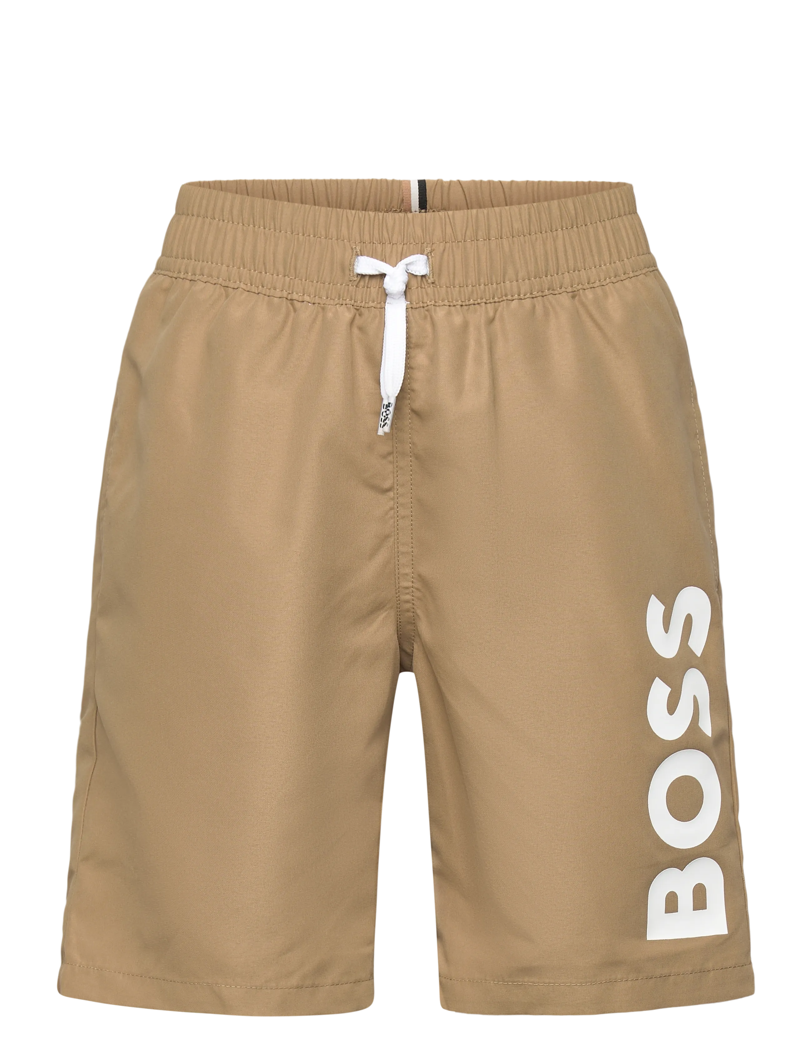 BOSS Swim Shorts, Børn, Badeshorts, Beige, Str: 140