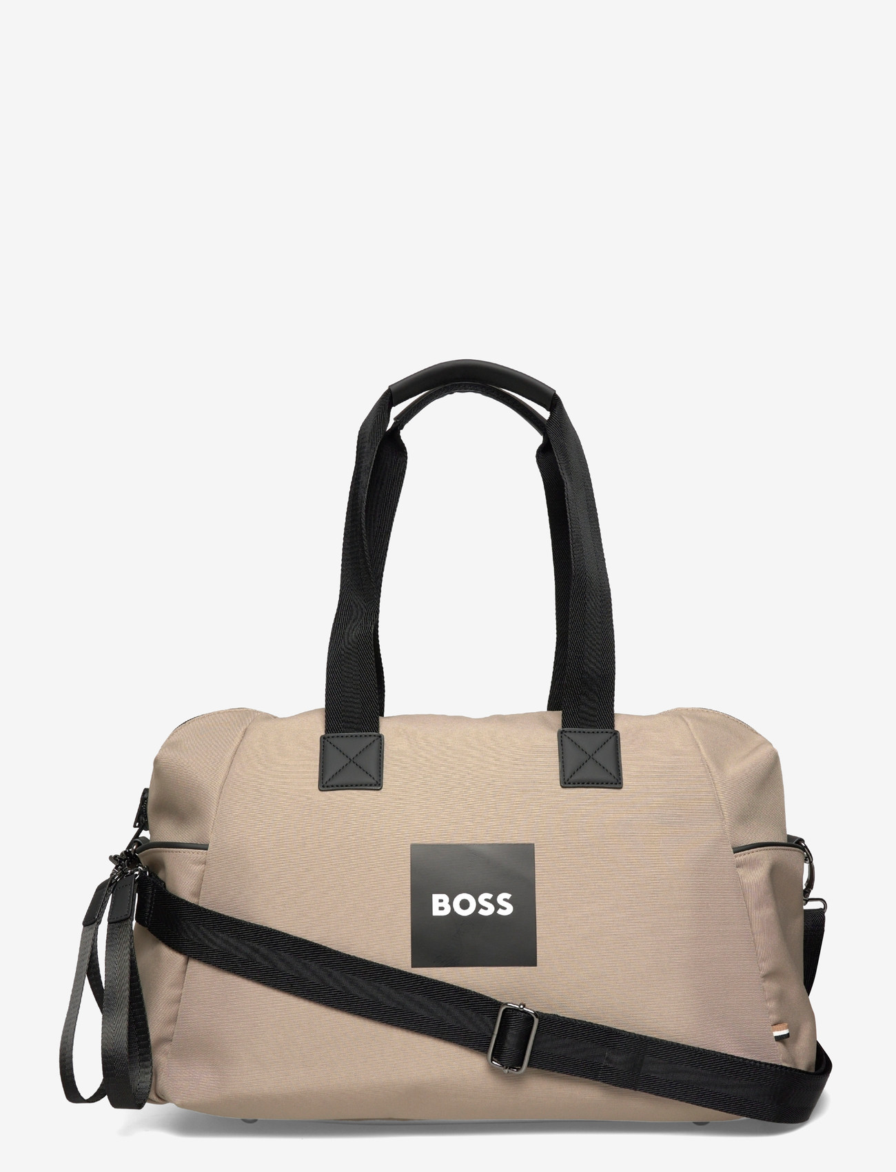 BOSS CHANGING BAG - Reisikohvrid - DARK STONE / beige