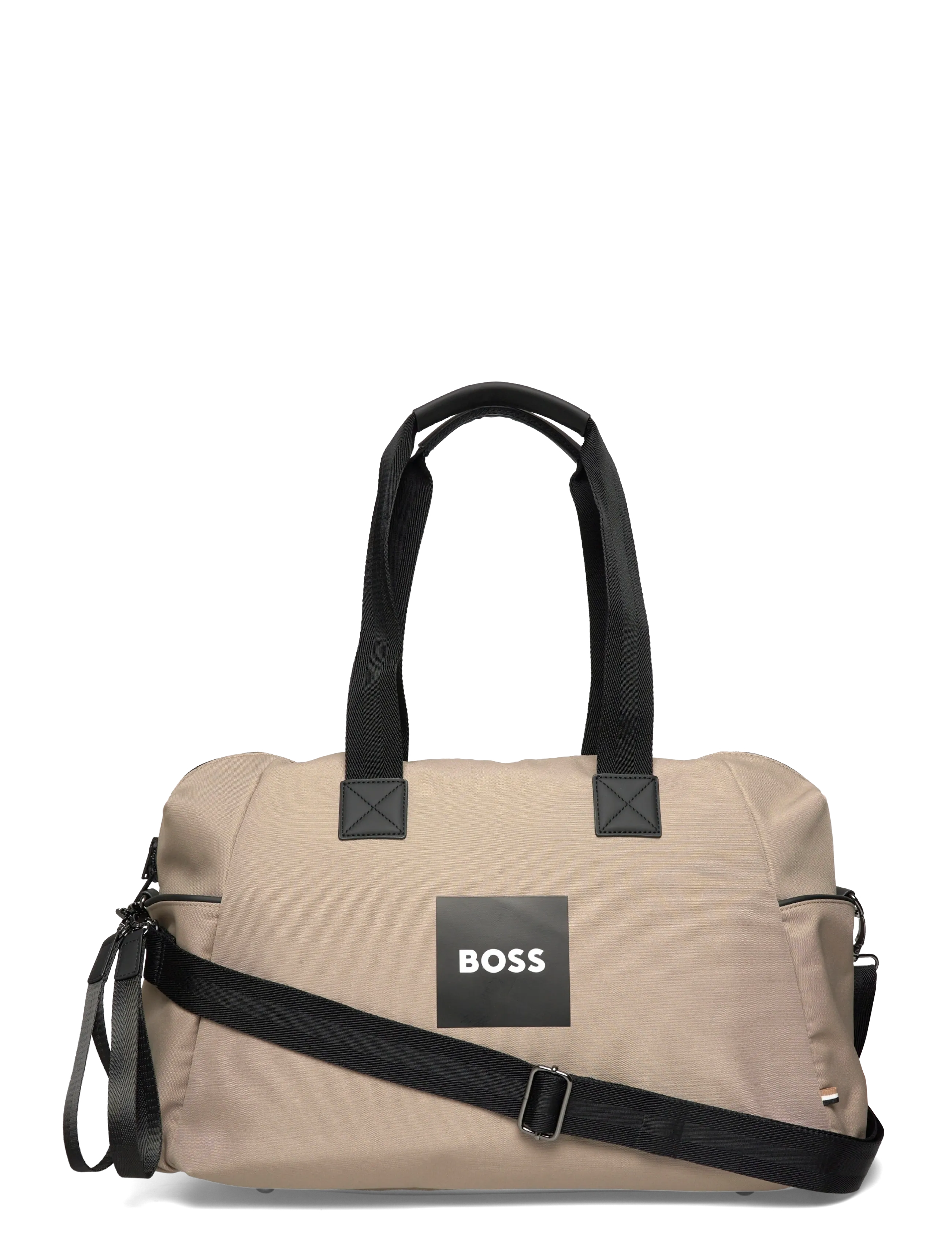 BOSS CHANGING BAG - Reisetaschen für kinder - DARK STONE / beige