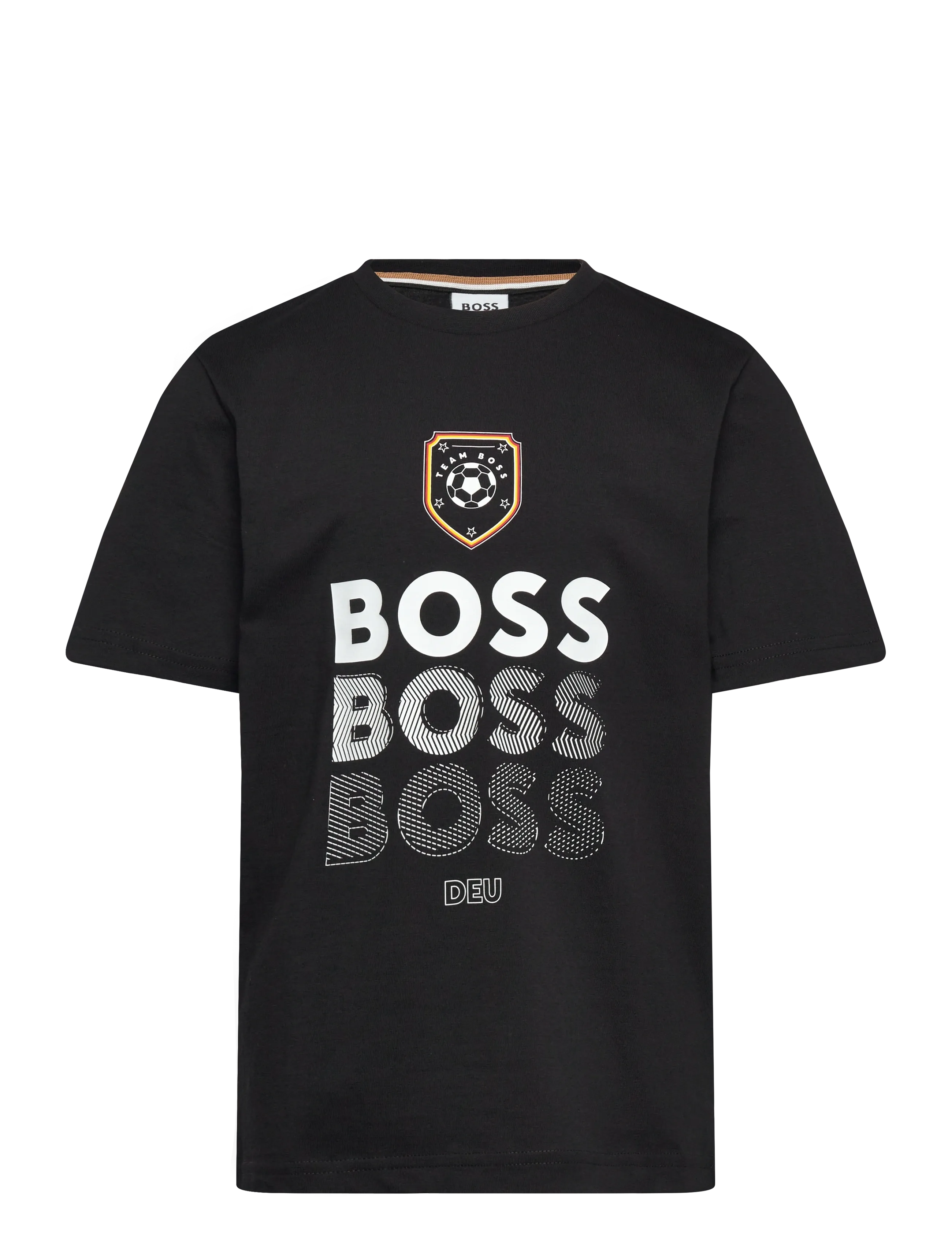 BOSS SHORT SLEEVES TEE-SHIRT - Lapsed 98–134 - BLACK / black