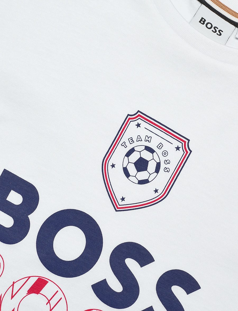BOSS - SHORT SLEEVES TEE-SHIRT - sporta topi - white - 2