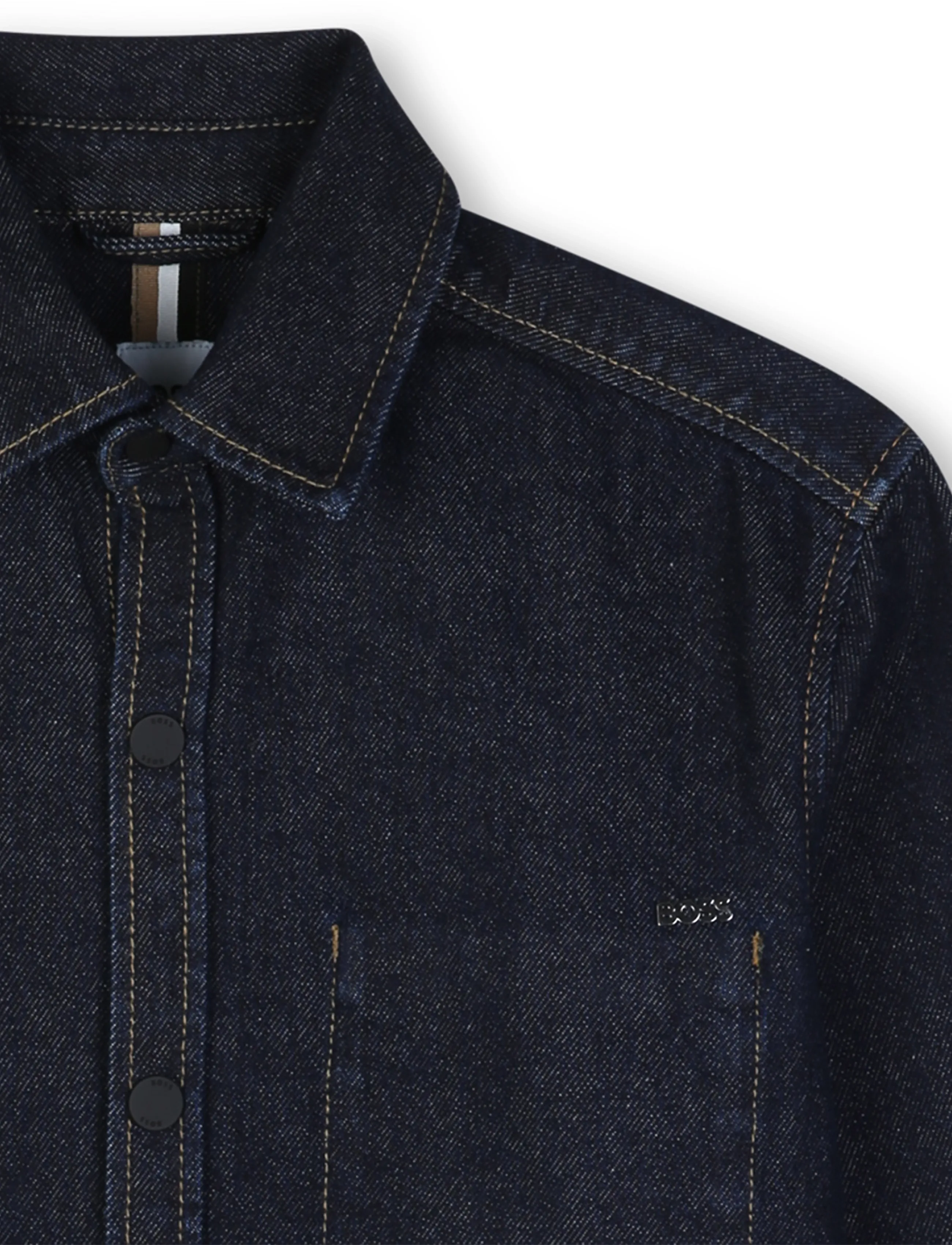 BOSS - LONG SLEEVED DENIM SHIRT - langärmlige hemden - raw denim - 3