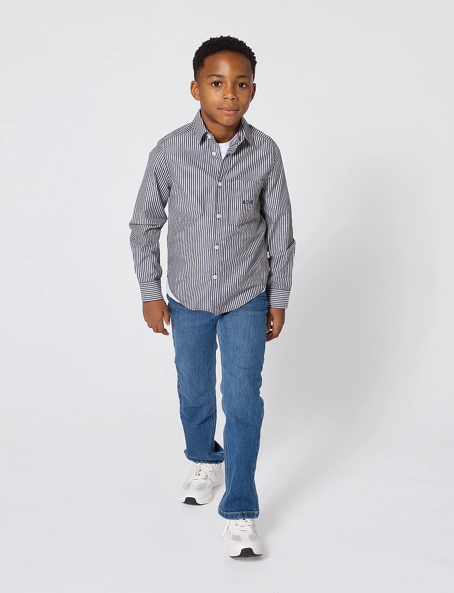 BOSS - LONG SLEEVED SHIRT - langärmlige hemden - navy - 0