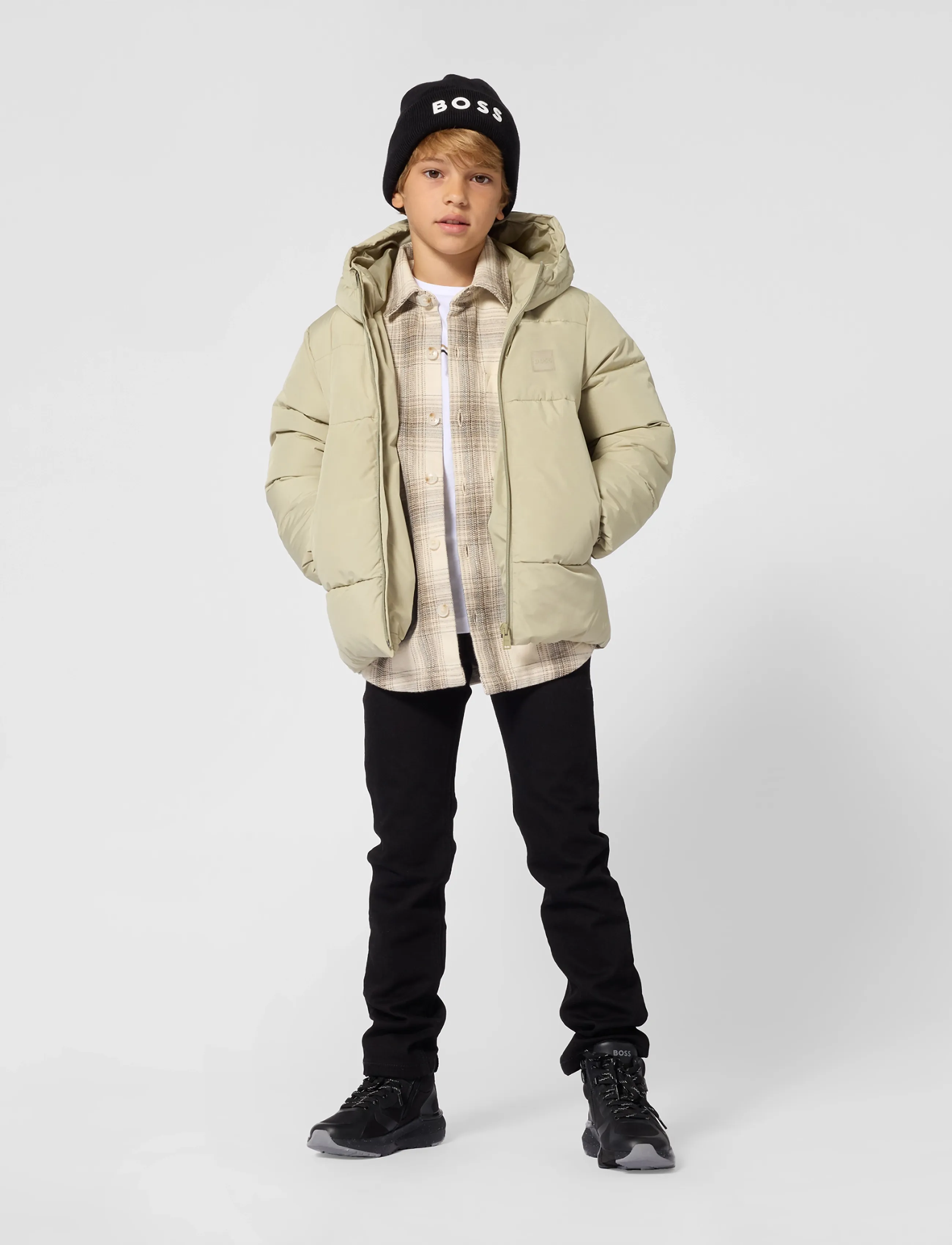 BOSS - LONG SLEEVED SHIRT - langärmlige hemden - ivory - 3