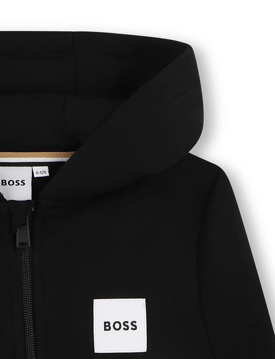 BOSS - CARDIGAN SUIT - fliisjakid - black - 2