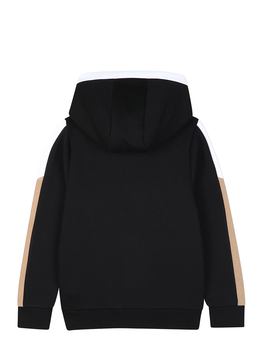 BOSS - HOODED CARDIGAN - fliisjakid - black - 1