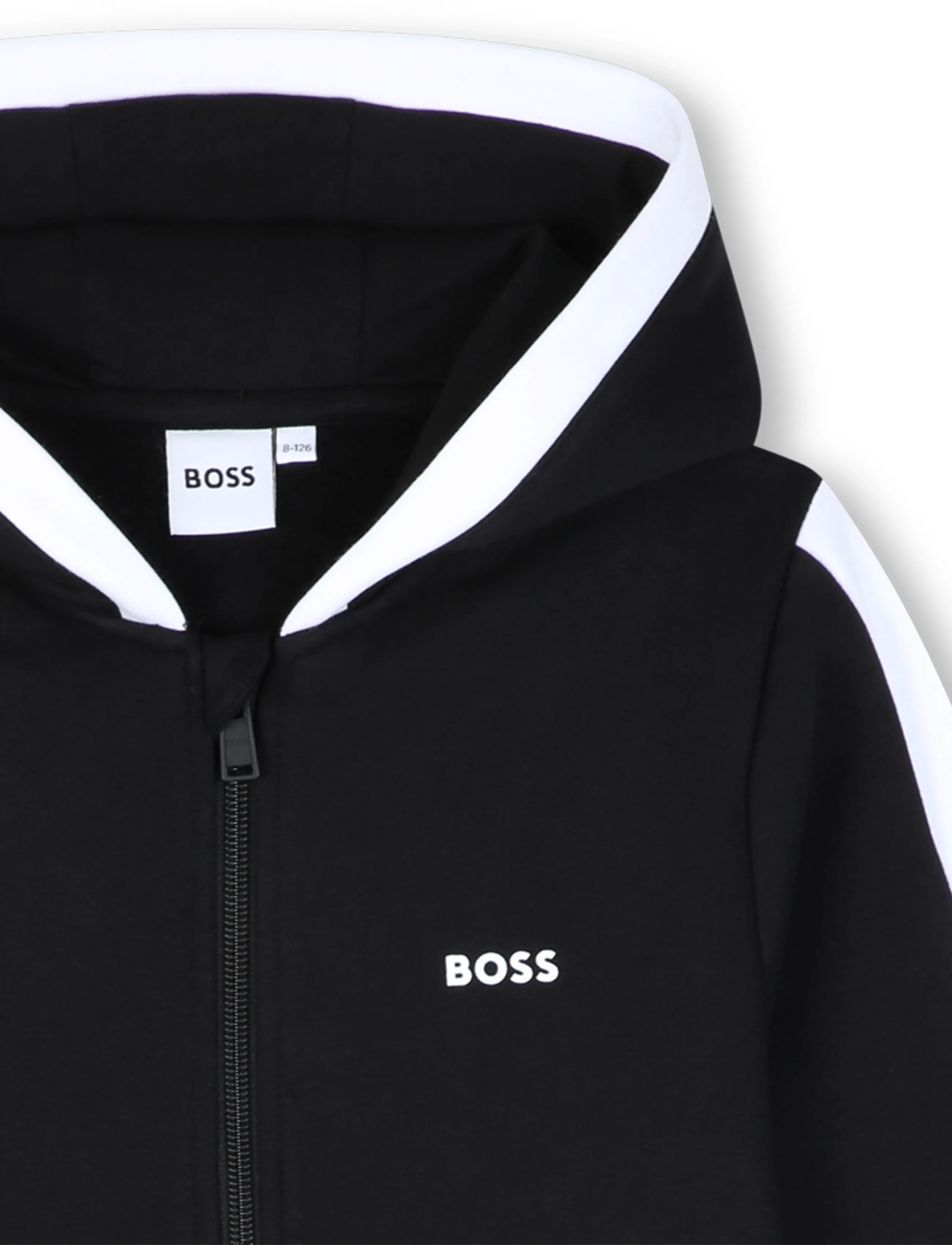 BOSS - HOODED CARDIGAN - fliisjakid - black - 2