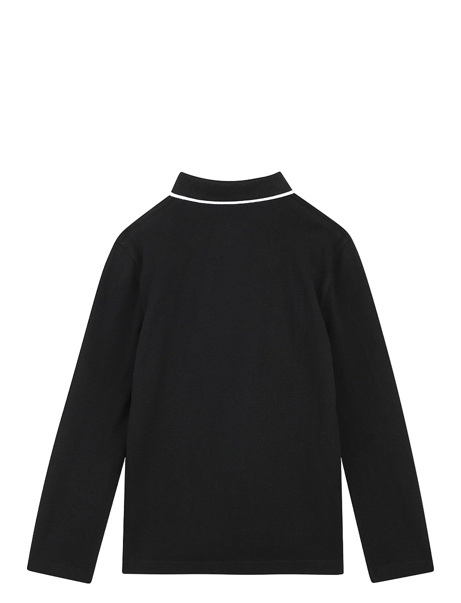 BOSS - LONG SLEEVE POLO - langärmelig poloshirt - black - 1