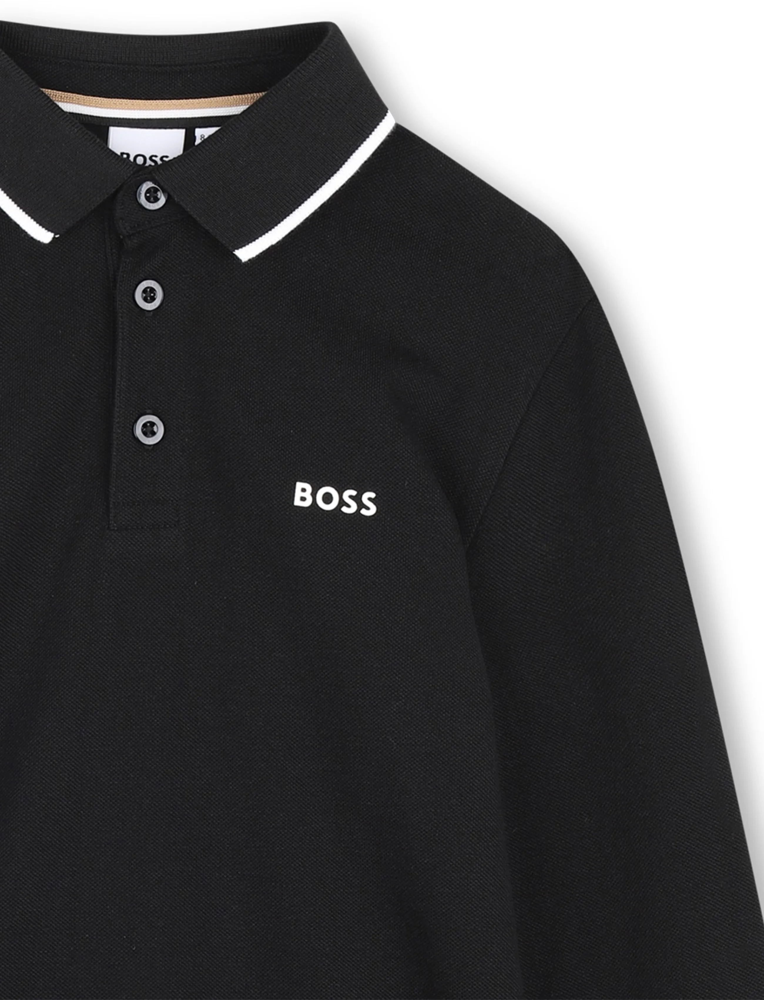 BOSS - LONG SLEEVE POLO - langärmelig poloshirt - black - 2