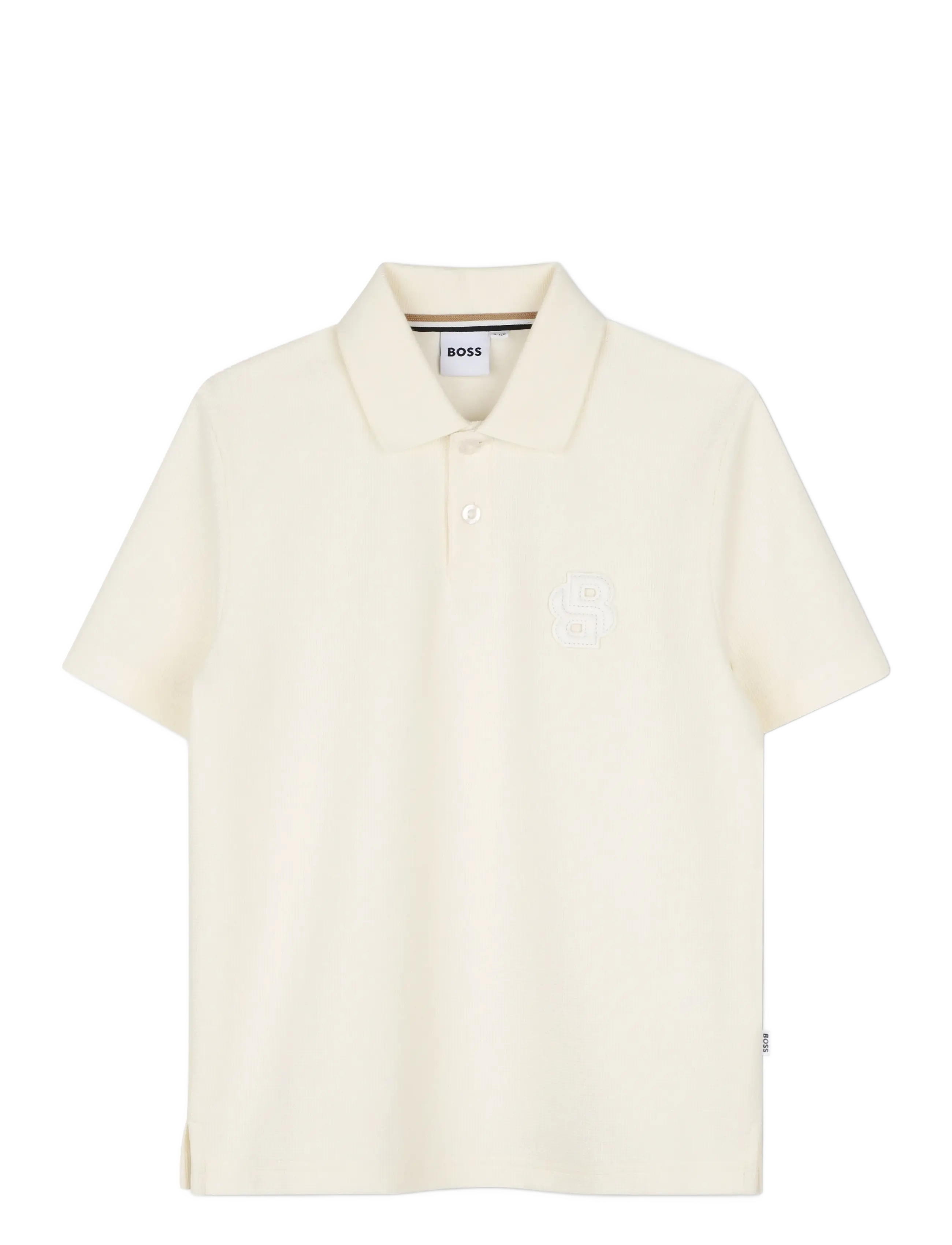 BOSS - SHORT SLEEVE POLO - ivory - 1