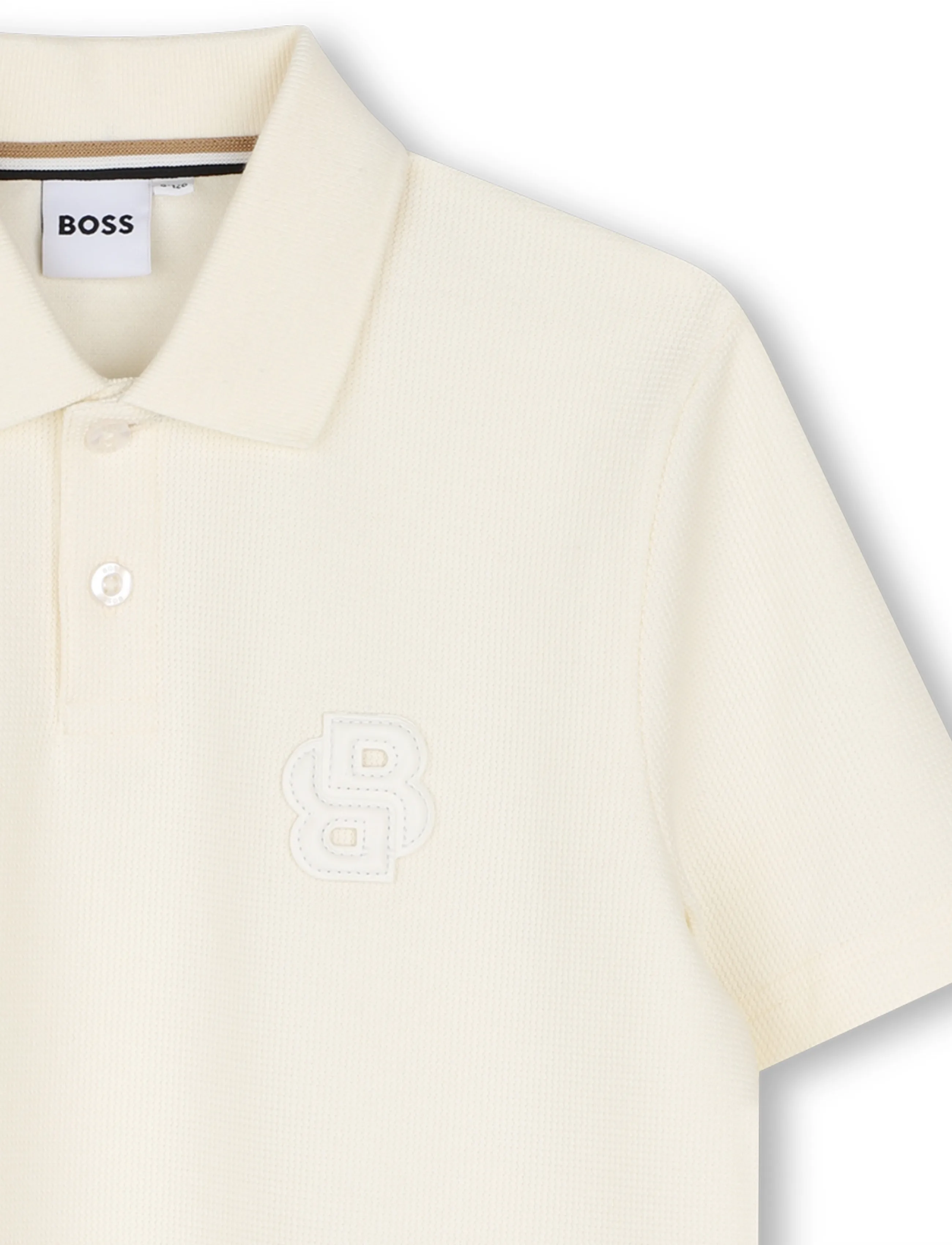 BOSS - SHORT SLEEVE POLO - ivory - 3