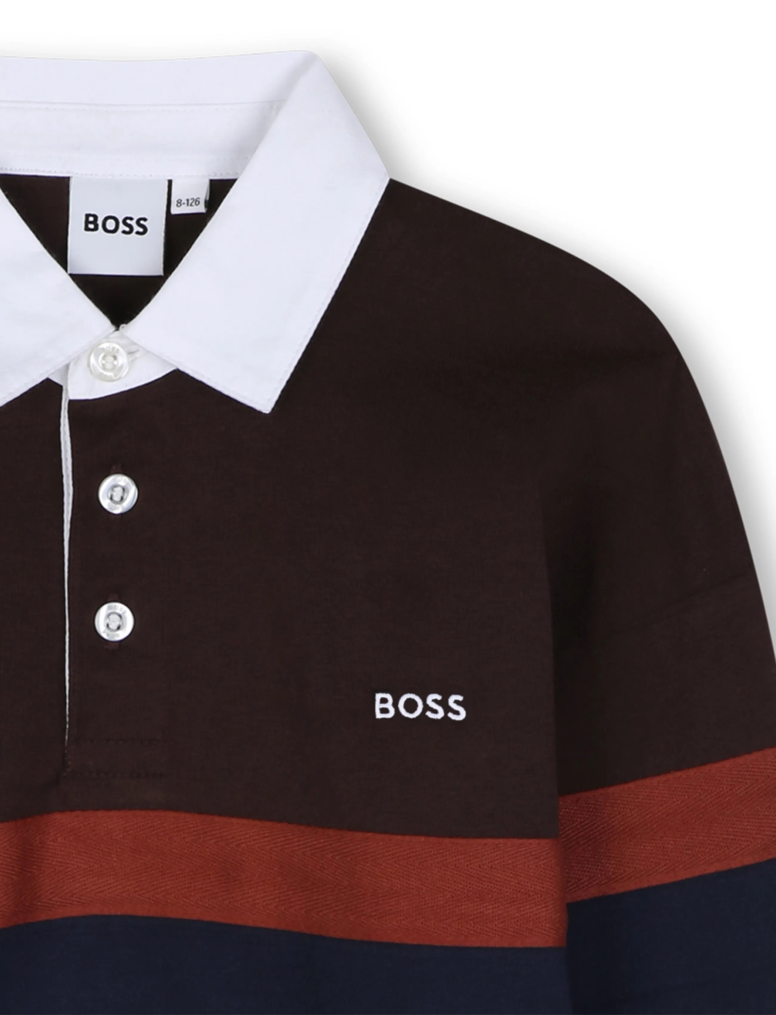 BOSS - LONG SLEEVE POLO - langärmelig poloshirt - brown - 4