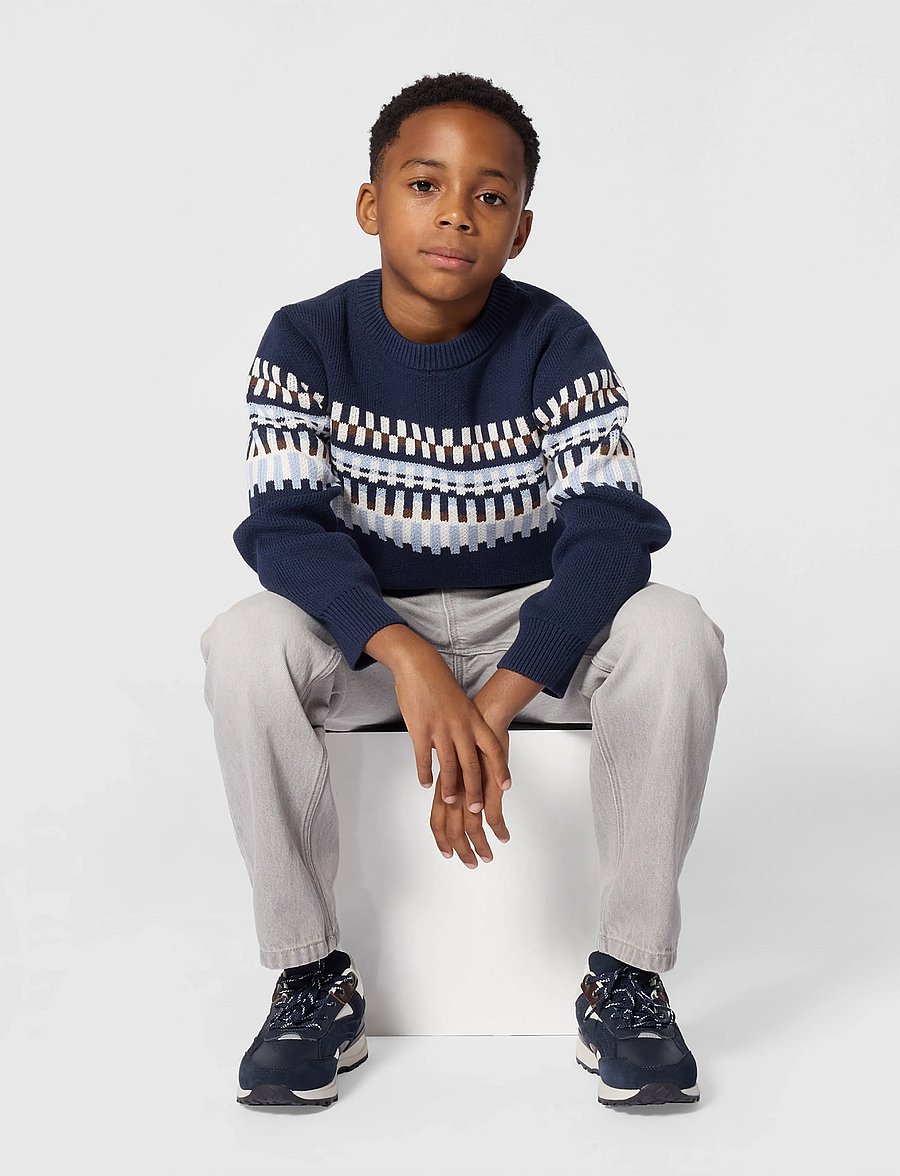 BOSS - PULLOVER - pullover - navy - 0
