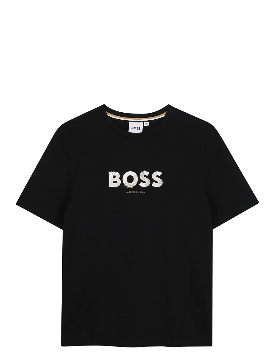BOSS - SHORT SLEEVES TEE-SHIRT - lühikeste varrukatega t-särgid - black - 0