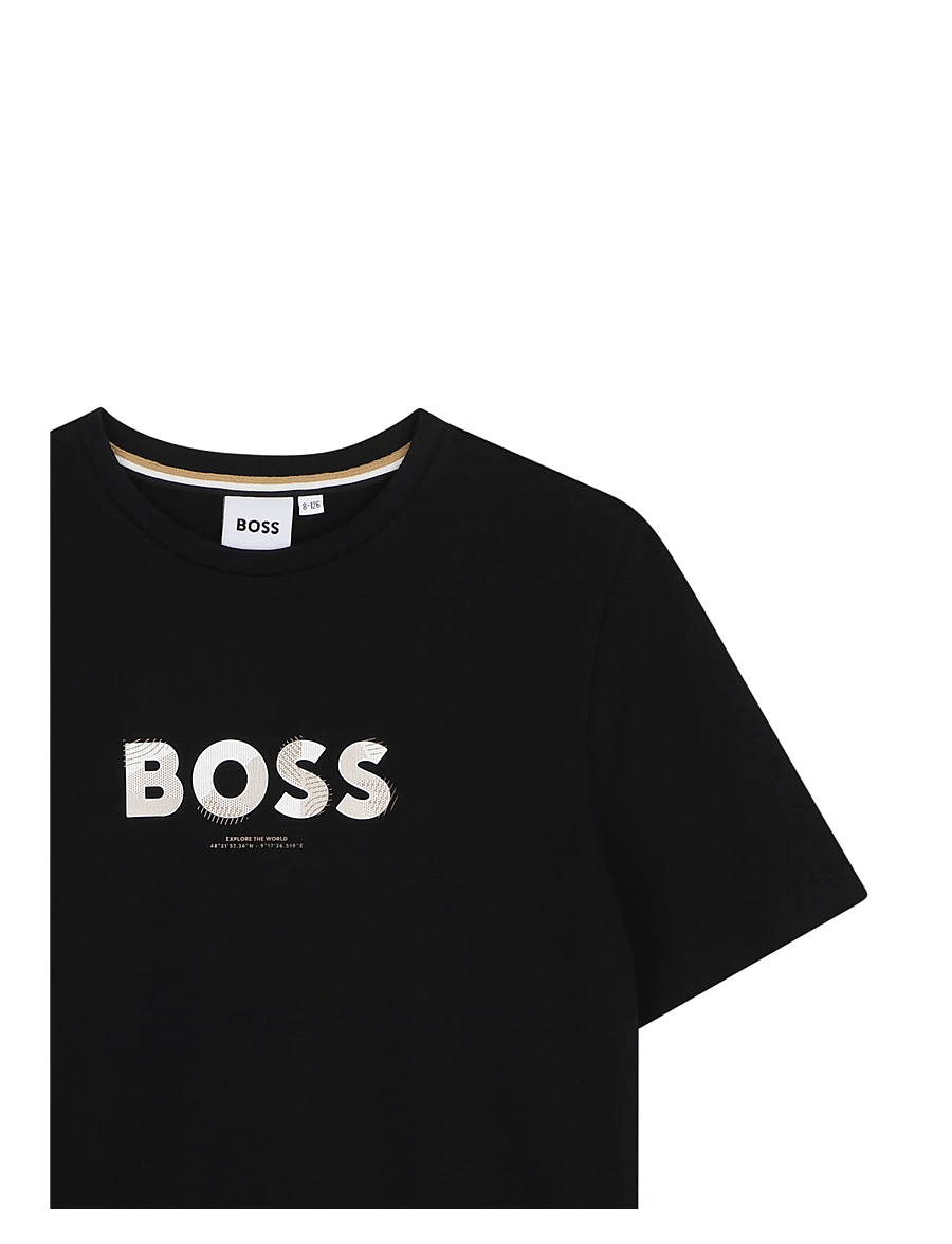 BOSS - SHORT SLEEVES TEE-SHIRT - lühikeste varrukatega t-särgid - black - 2