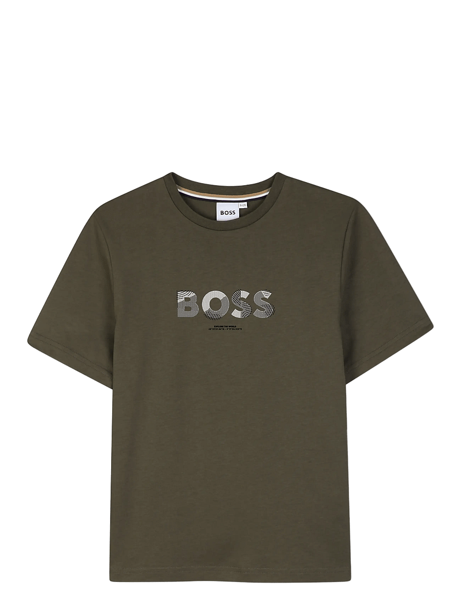 BOSS - SHORT SLEEVES TEE-SHIRT - lühikeste varrukatega t-särgid - olive night - 0
