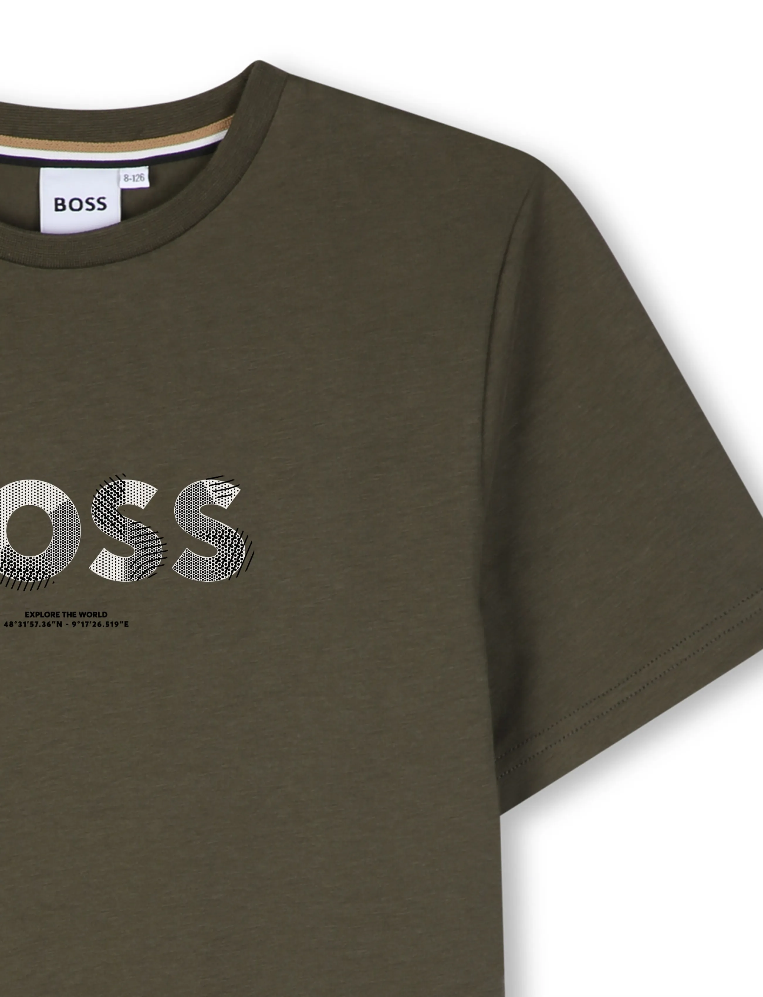 BOSS - SHORT SLEEVES TEE-SHIRT - olive night - 2