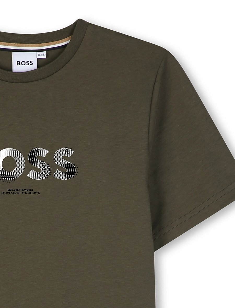 BOSS - SHORT SLEEVES TEE-SHIRT - lühikeste varrukatega t-särgid - olive night - 2