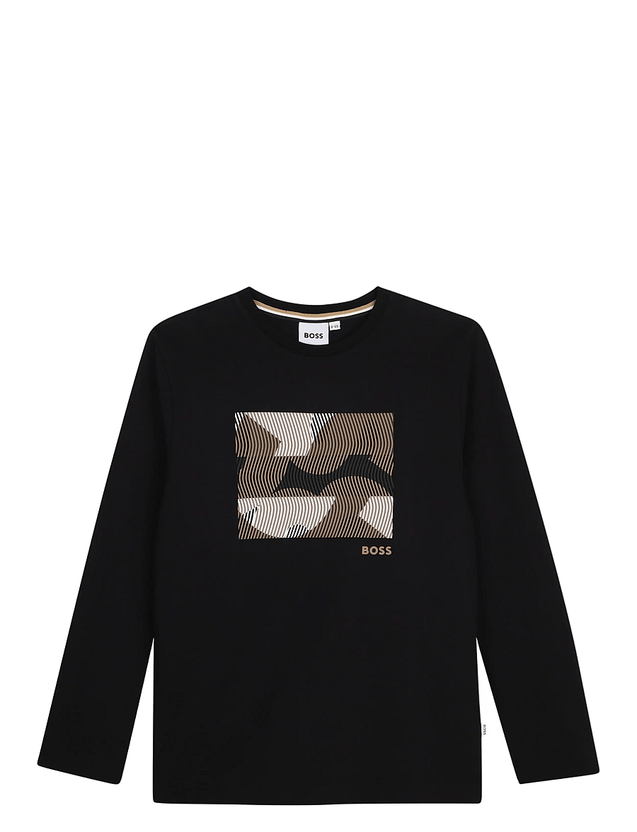 BOSS - LONG SLEEVE T-SHIRT - pikkade varrukatega t-särgid - black - 0