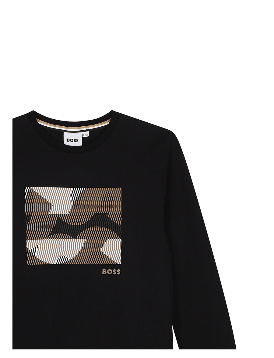 BOSS - LONG SLEEVE T-SHIRT - pikkade varrukatega t-särgid - black - 2