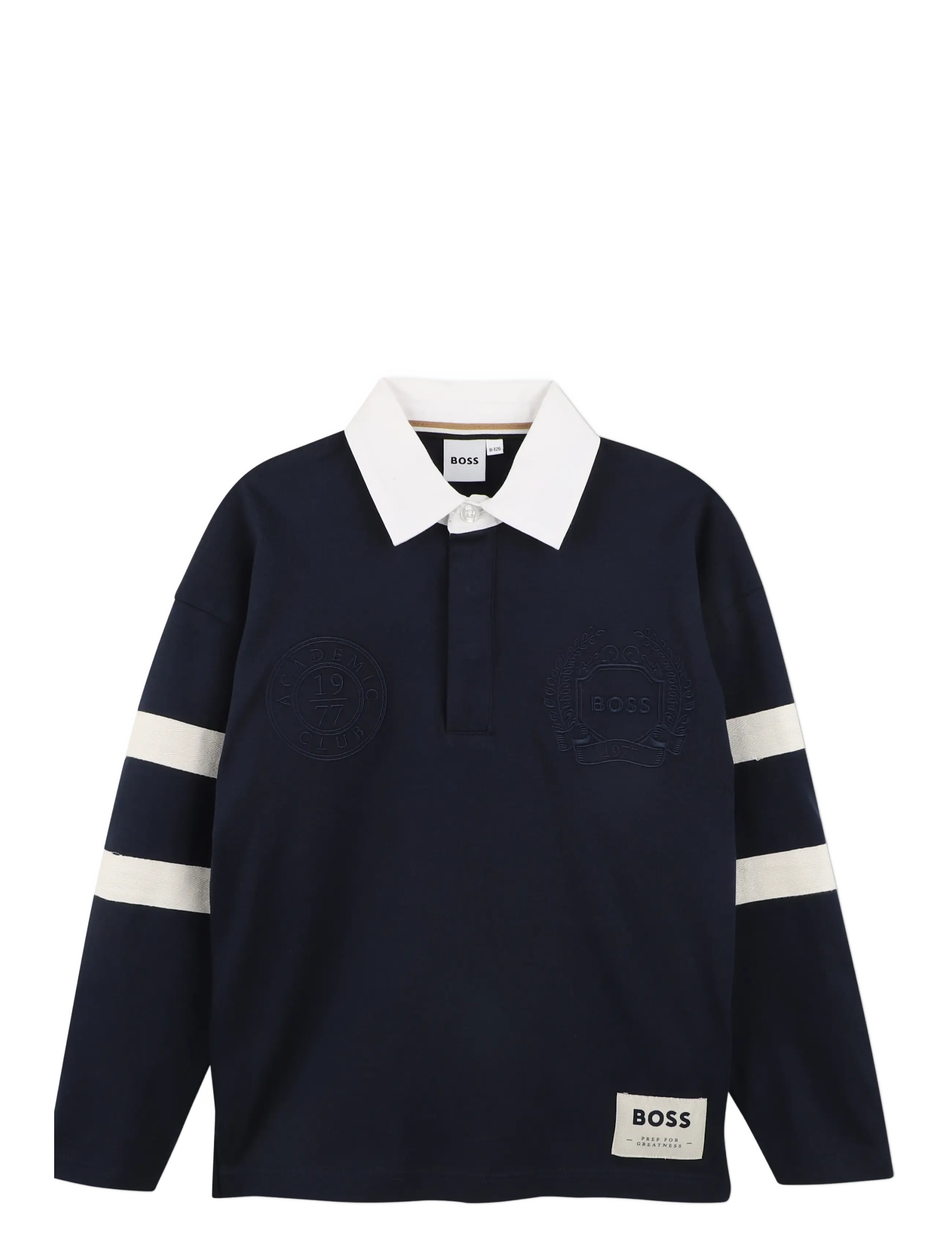 BOSS - LONG SLEEVE POLO - navy - 1