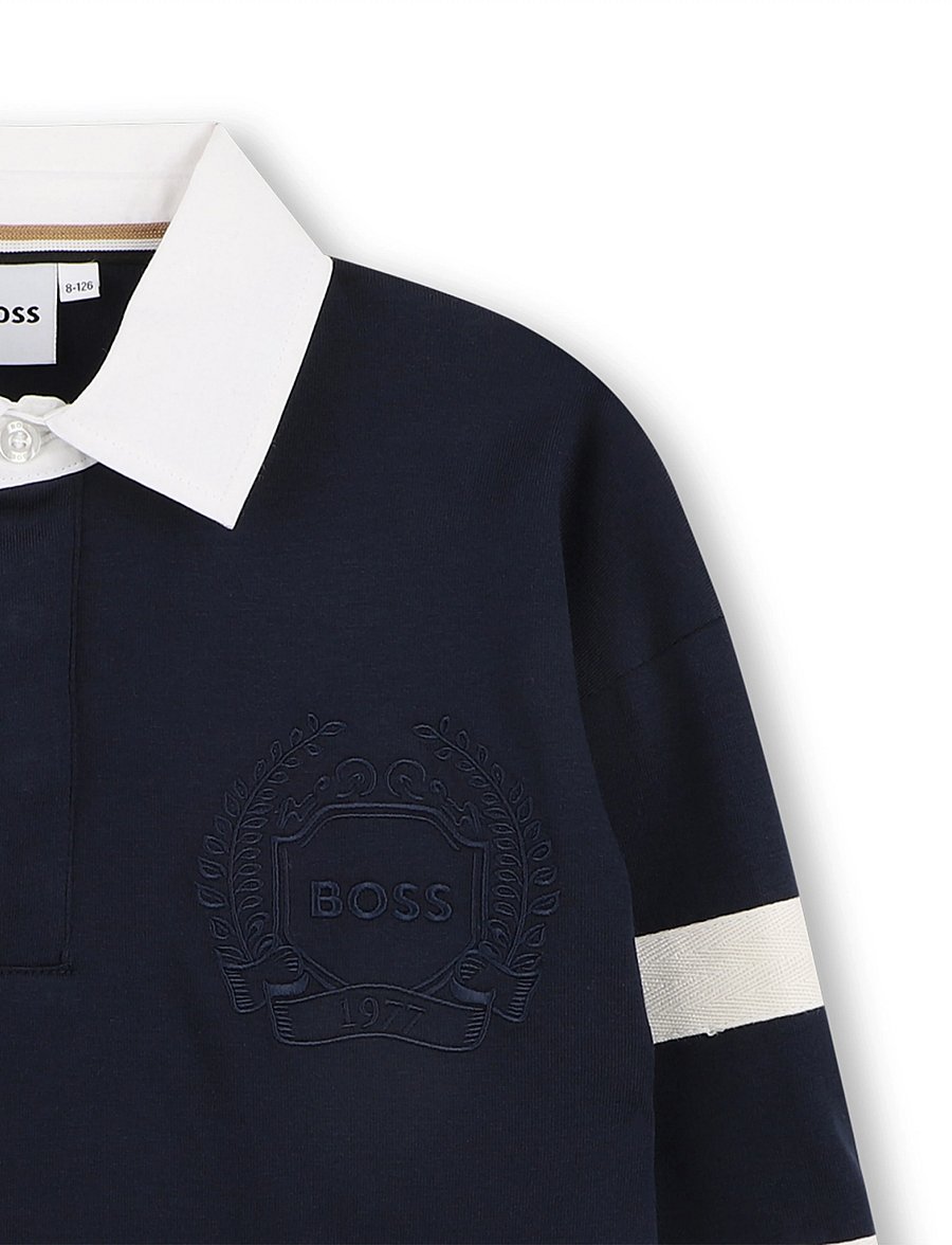 BOSS - LONG SLEEVE POLO - navy - 4