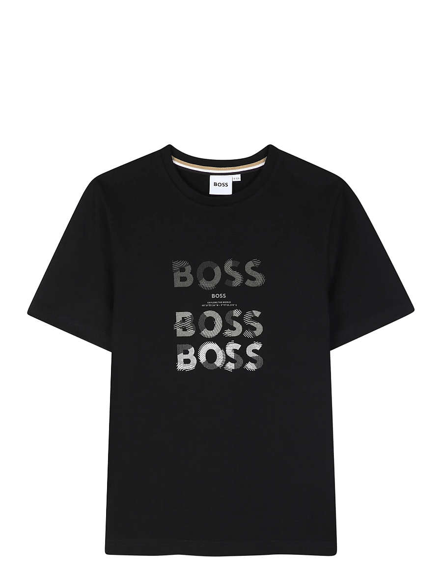 BOSS - SHORT SLEEVES TEE-SHIRT - kurzärmelige - black - 0
