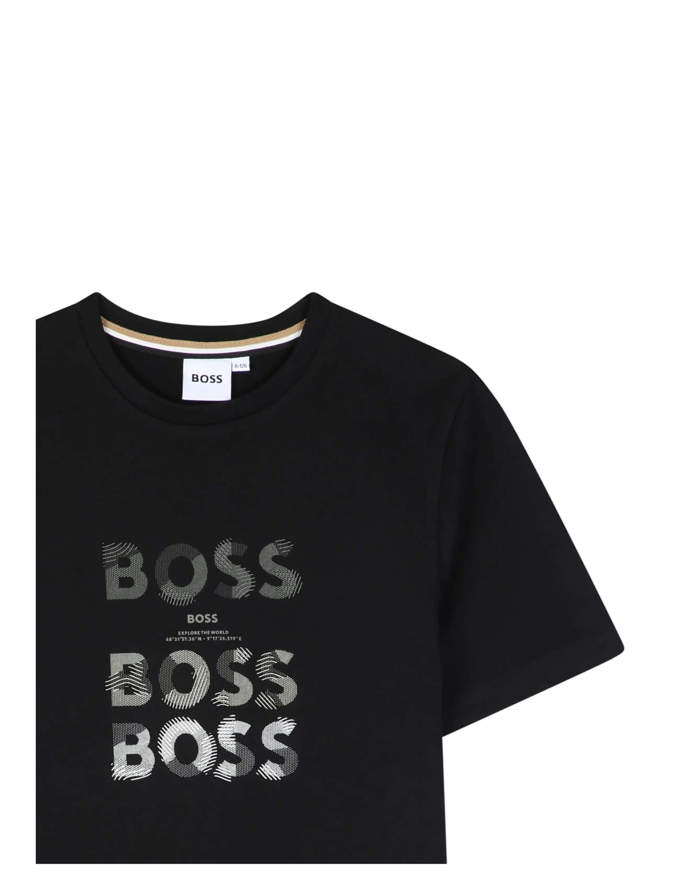 BOSS - SHORT SLEEVES TEE-SHIRT - lühikeste varrukatega t-särgid - black - 2