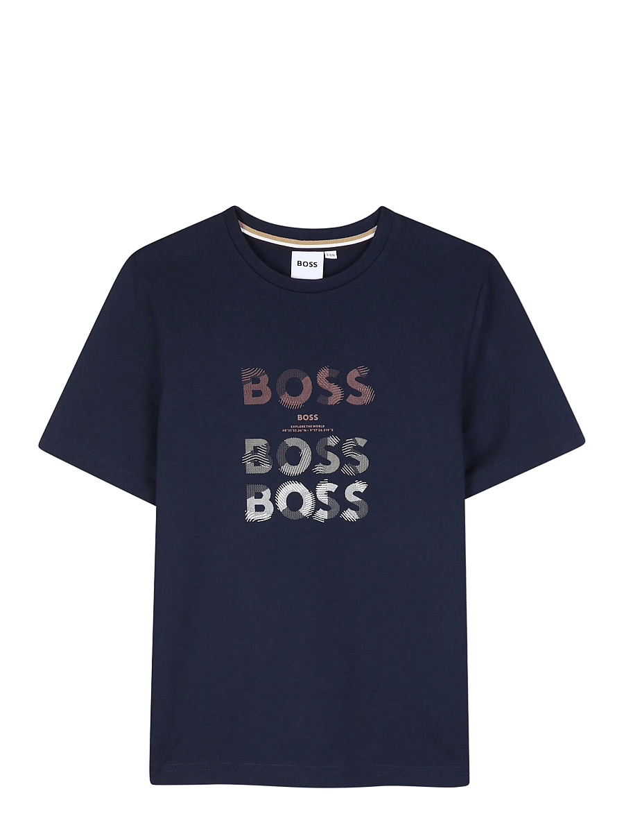 BOSS - SHORT SLEEVES TEE-SHIRT - kurzärmelige - navy - 0