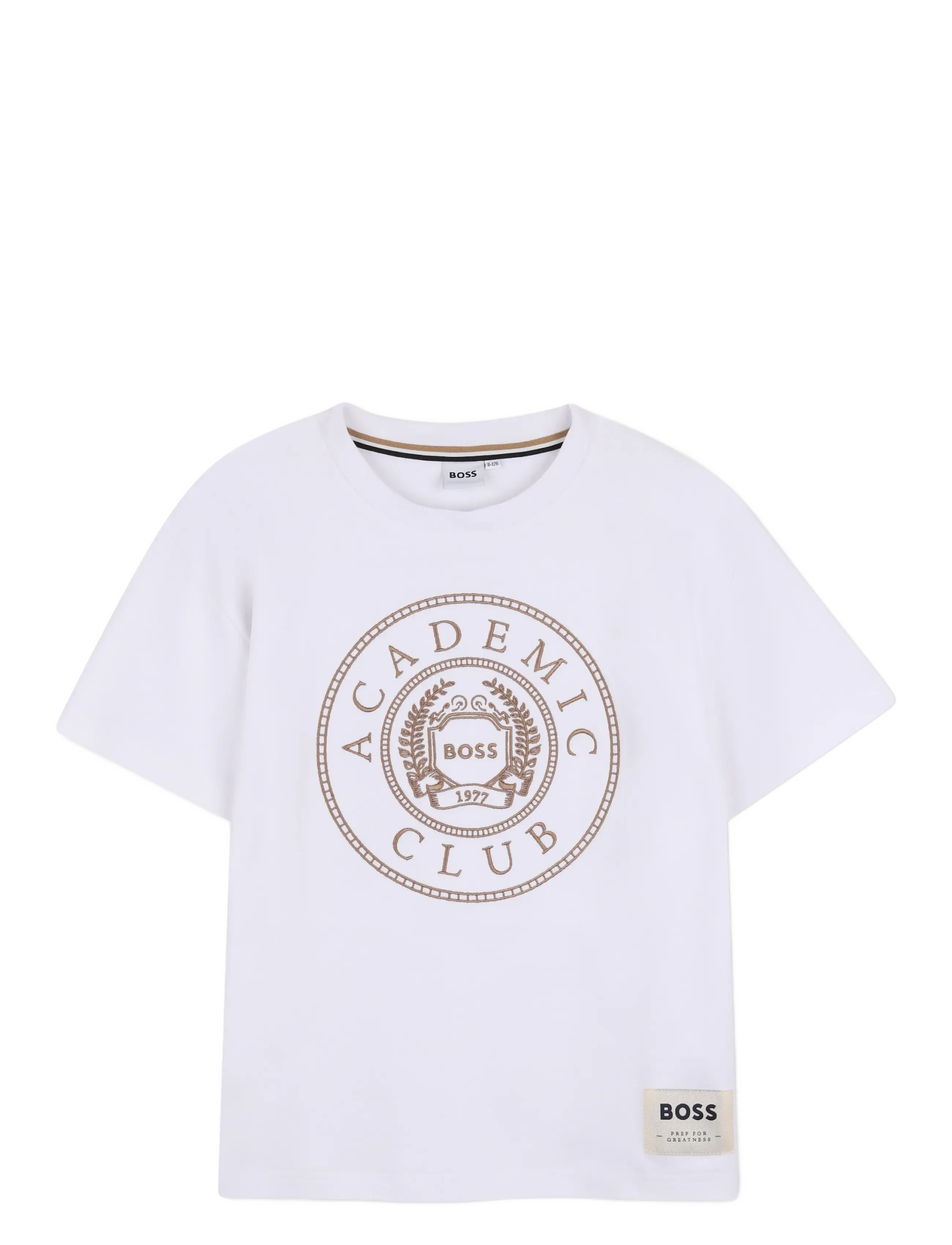 BOSS - SHORT SLEEVES TEE-SHIRT - lühikeste varrukatega t-särgid - white - 1