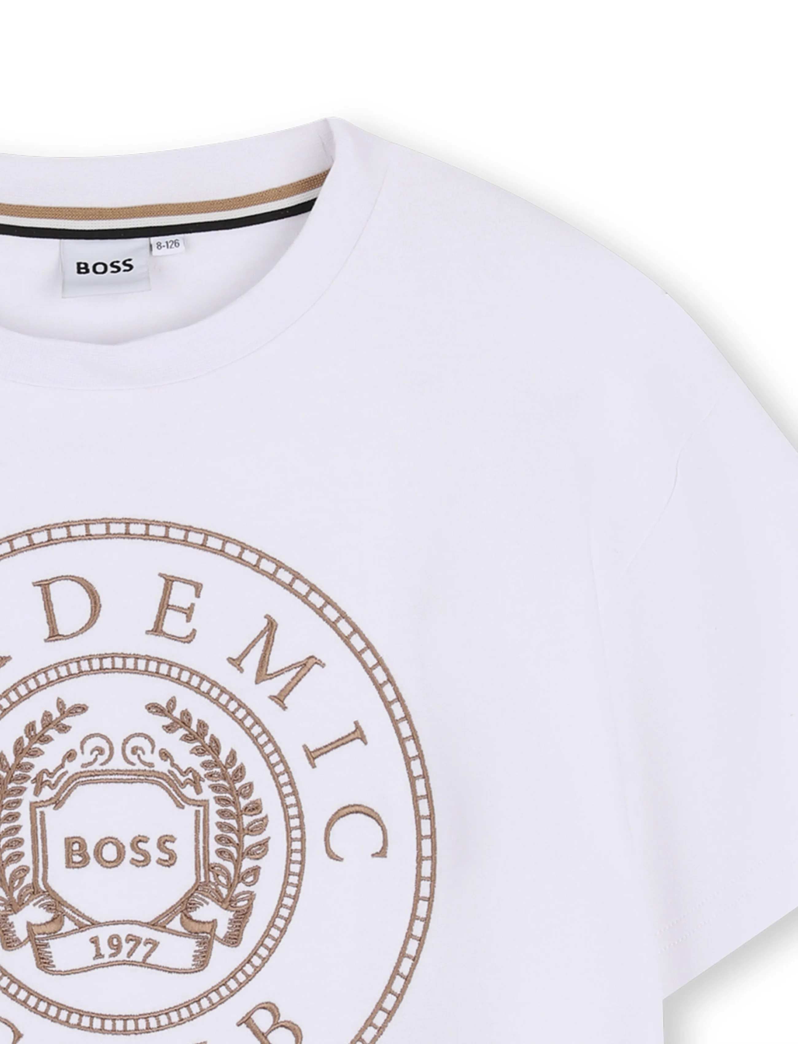 BOSS - SHORT SLEEVES TEE-SHIRT - lühikeste varrukatega t-särgid - white - 3