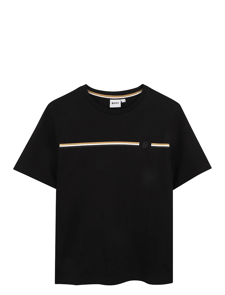 BOSS - SHORT SLEEVES TEE-SHIRT - lühikeste varrukatega t-särgid - black - 0