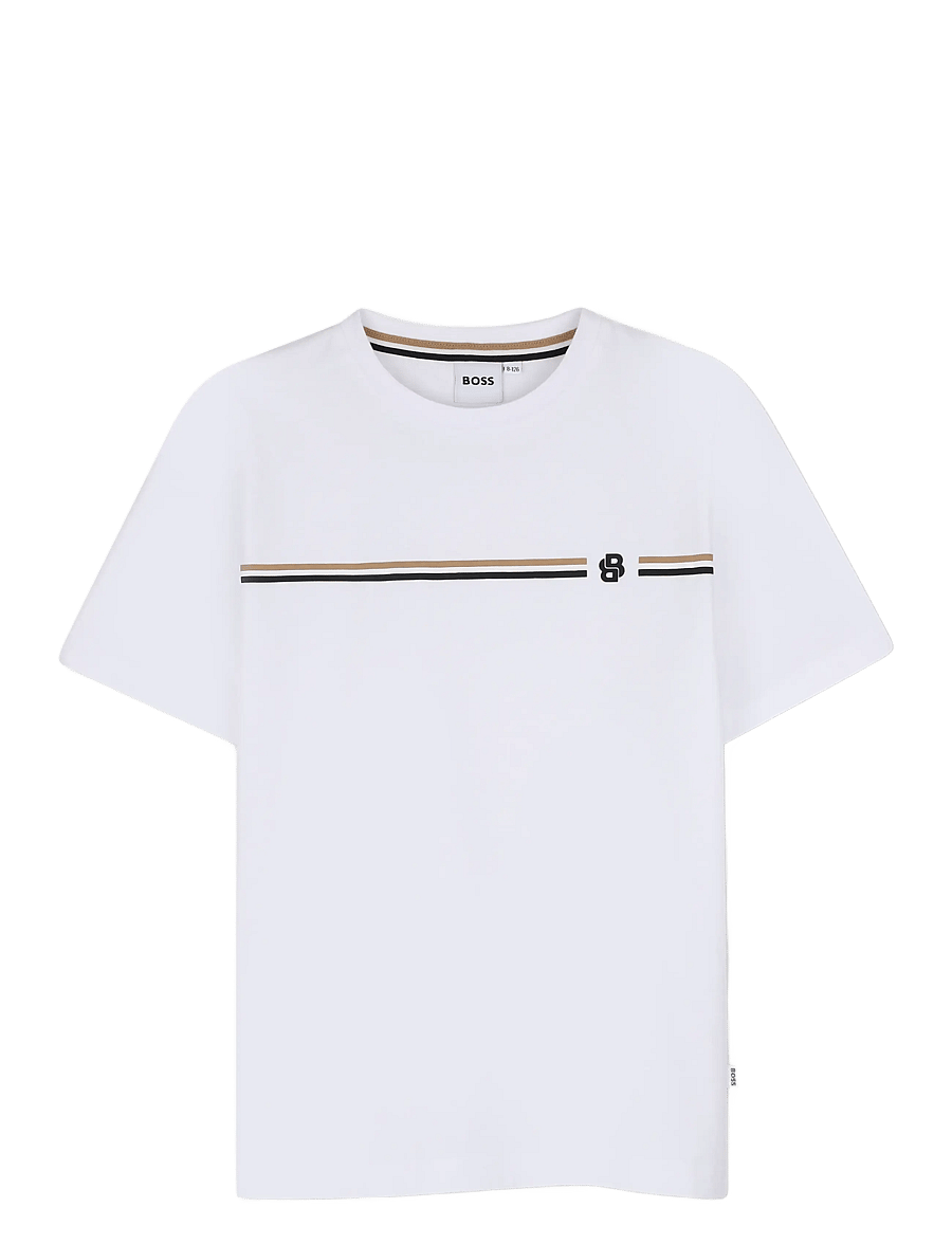 BOSS - SHORT SLEEVES TEE-SHIRT - lühikeste varrukatega t-särgid - white - 0